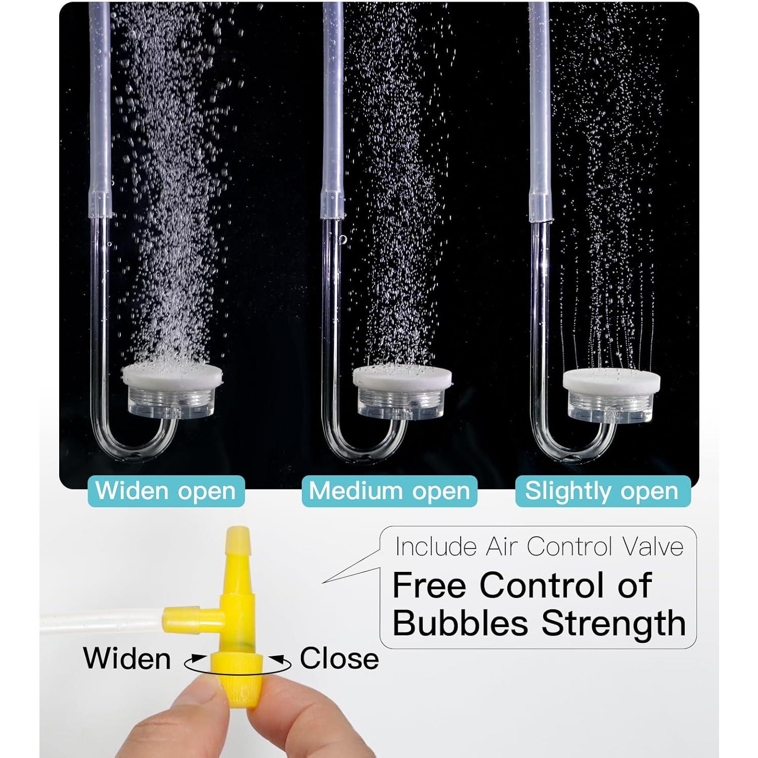 Bomba de aire para acuario Clscea 1.5W 1-15 galones silenciosa