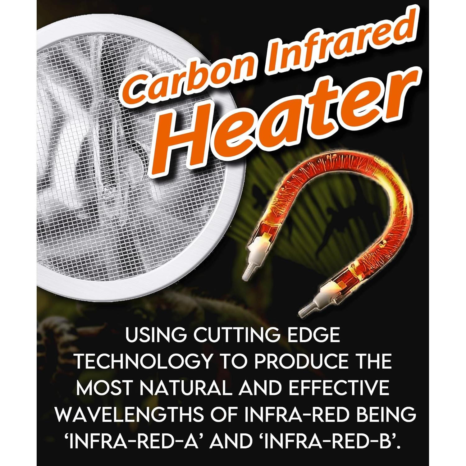 Lámpara Proyector de Calor Infrarrojo AUAAQ 50W para Reptiles