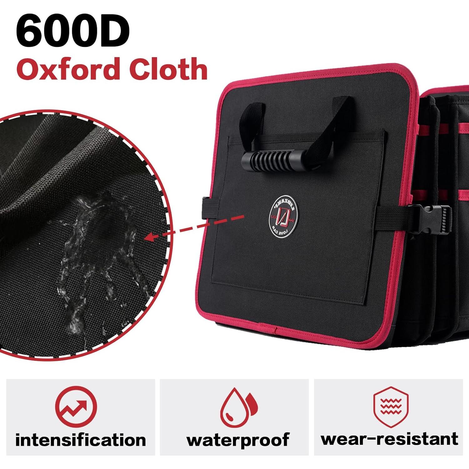 Organizador de Maletero LIBZAKI 95L Plegable con Bolsa Térmica 26L