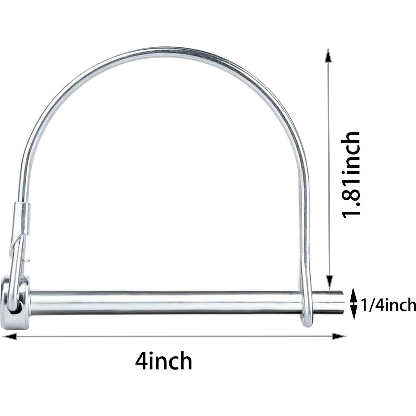 Paquete de 8 Pasadores de Enganche Truleego 0.64 x 10.16 cm