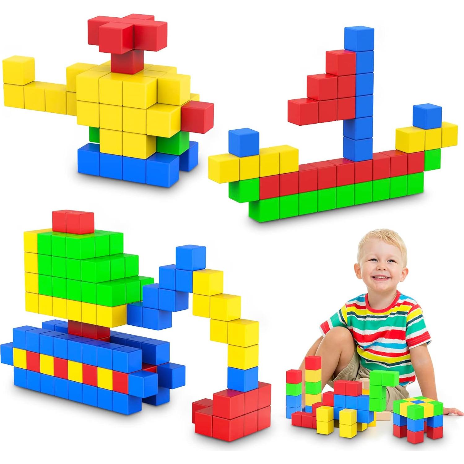 Bloques Magnéticos ROMDS 32 Piezas 2.5 cm para Niños 3+ Años