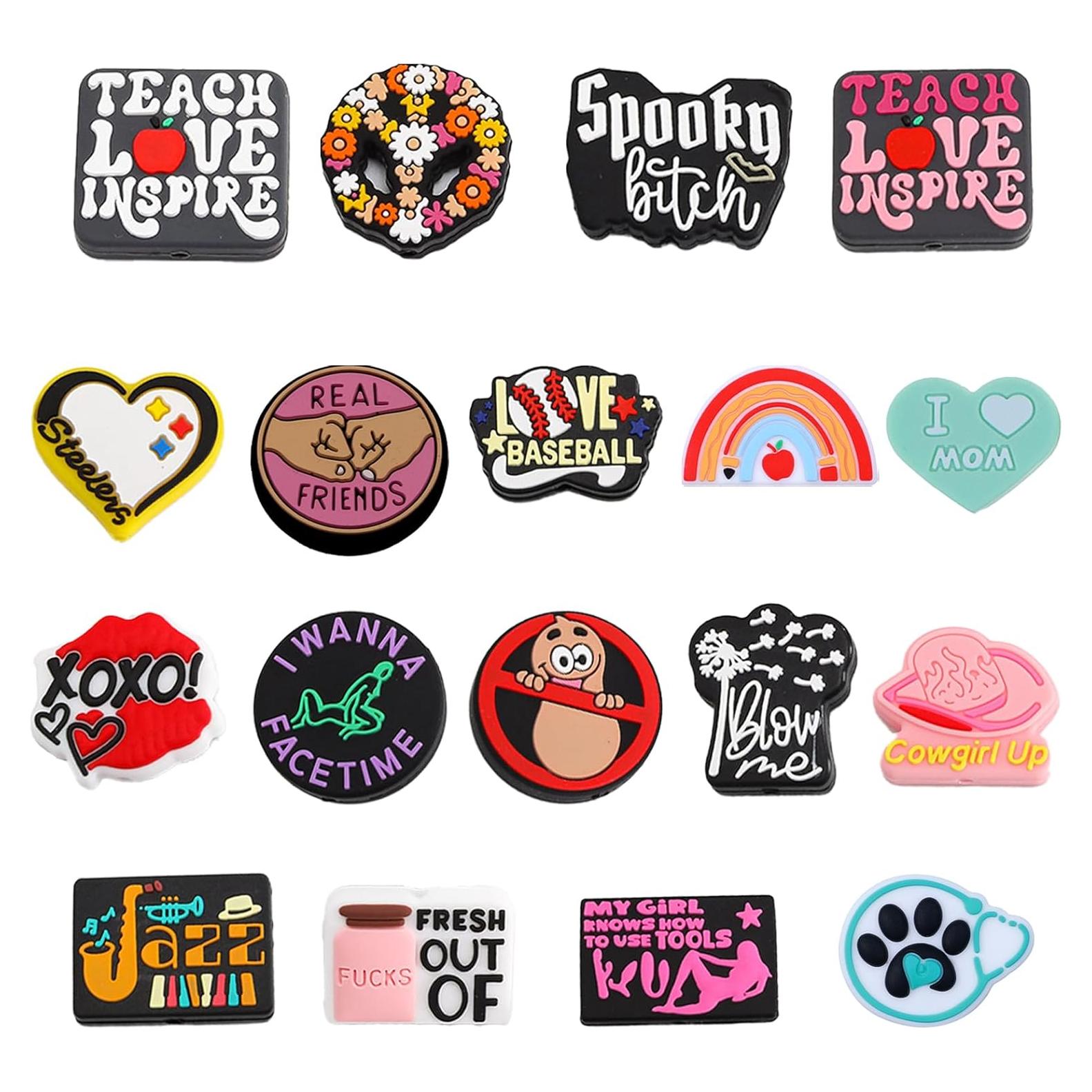 Kit de 18 Perlas de Silicona KJMYYXGS para Manualidades DIY