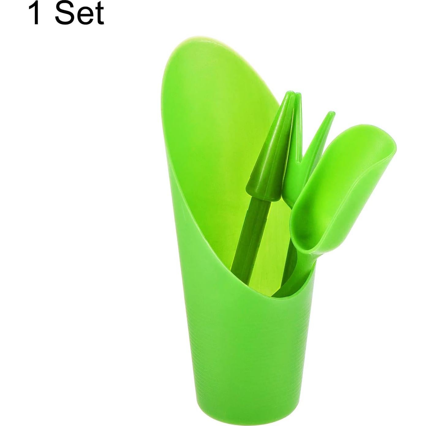 Pala de Jardín MECCANIXITY Verde - Kit de Herramientas para Suculentas