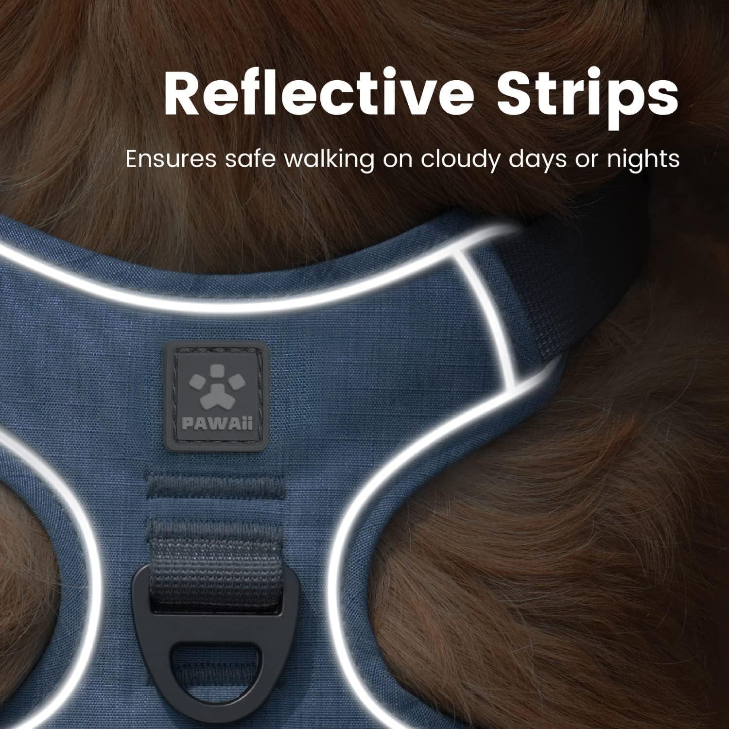 Arnés para Perros Pawaii XS Ajustable Reflectante con Etiqueta