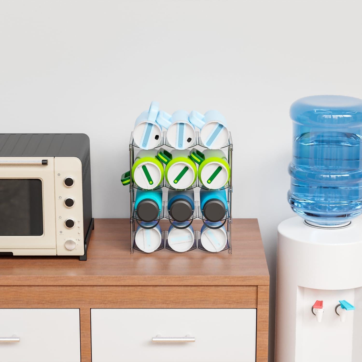 Organizador de Botellas Apilable Yieach para Stanley y Yeti 1.18L