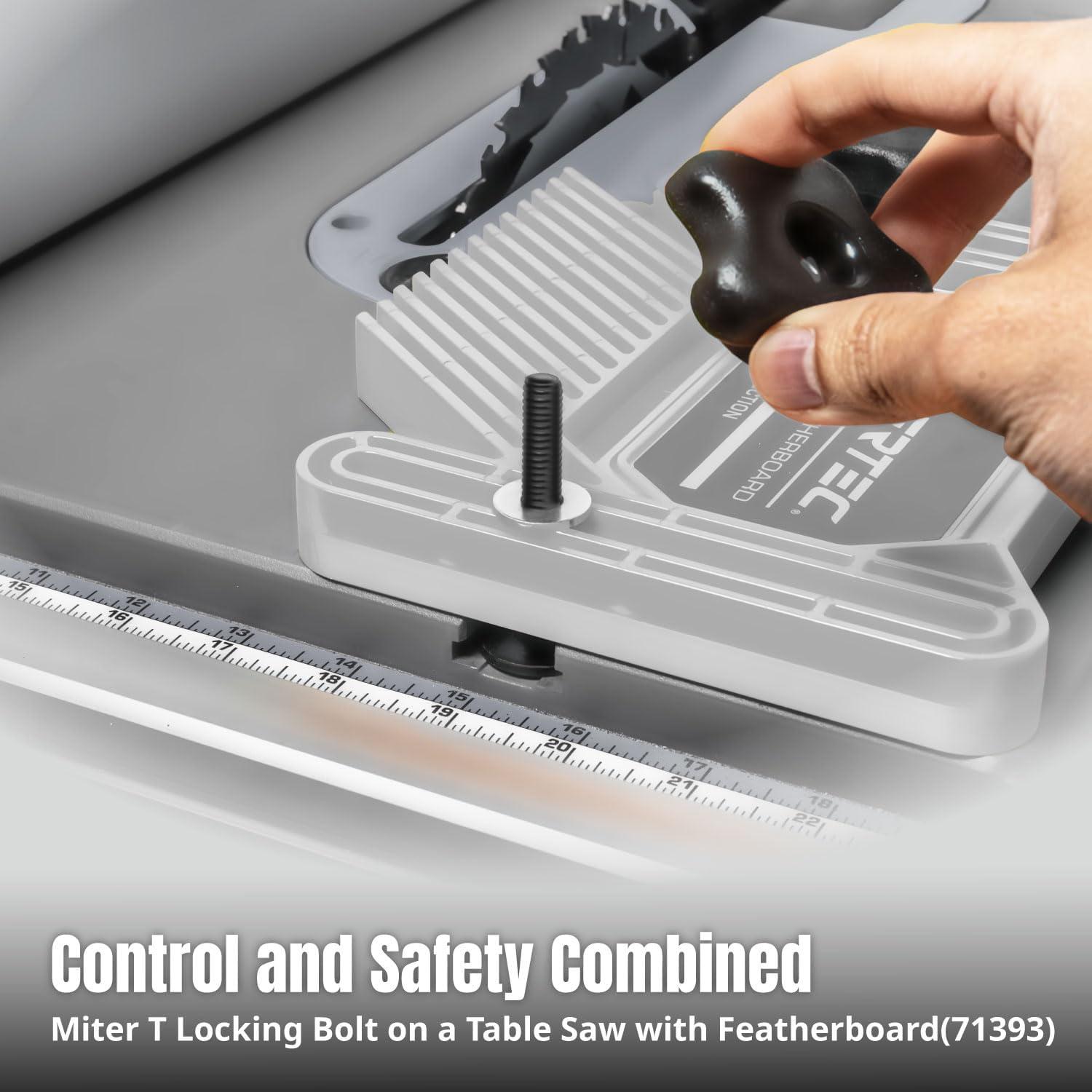 Bolas de Bloqueo Miter T POWERTEC 1/4"-20 2.54 cm 10PK