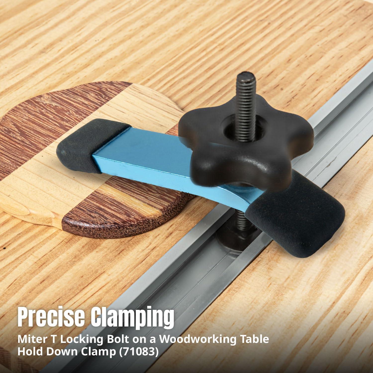 Bolas de Bloqueo Miter T POWERTEC 1/4"-20 2.54 cm 10PK