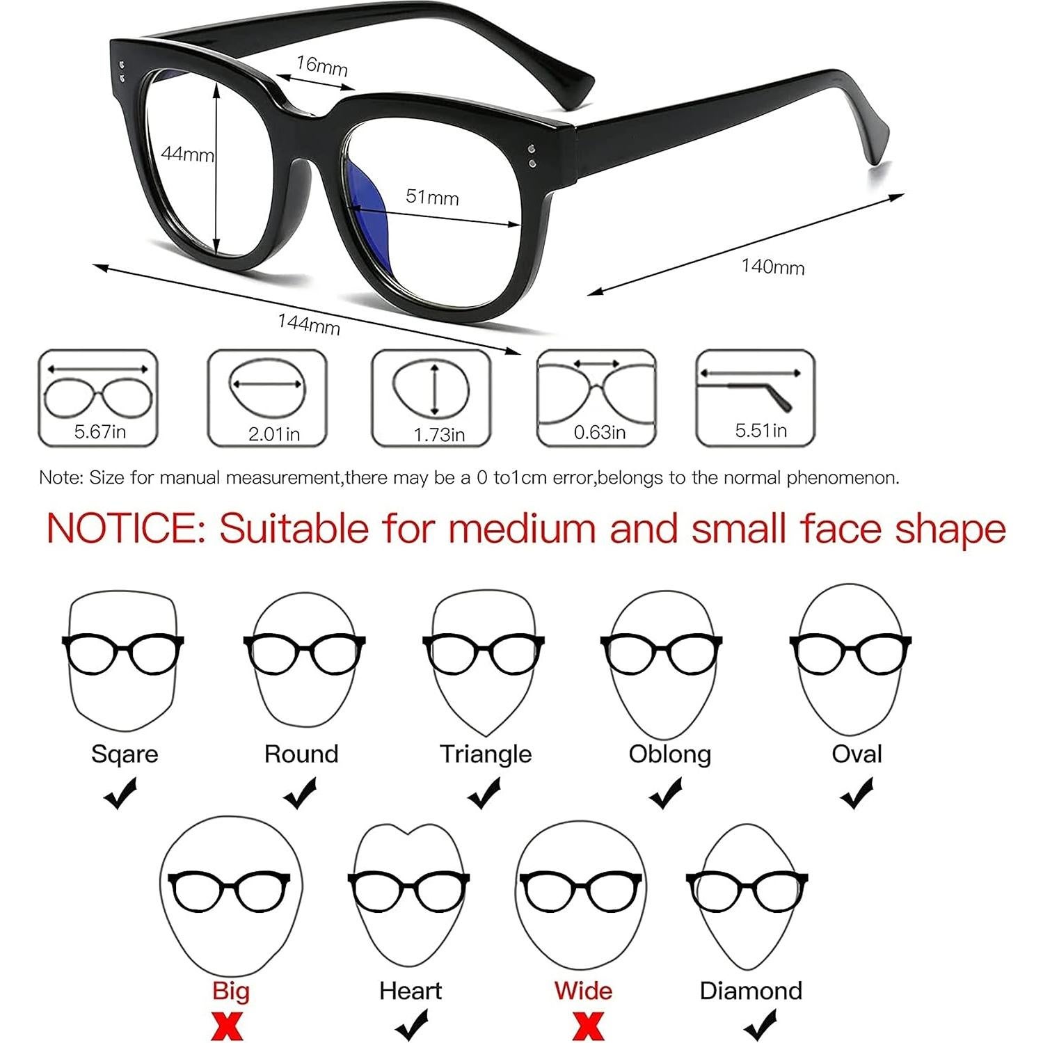 Gafas Bevi Anti Luz Azul Unisex 1.5x Protección UV400