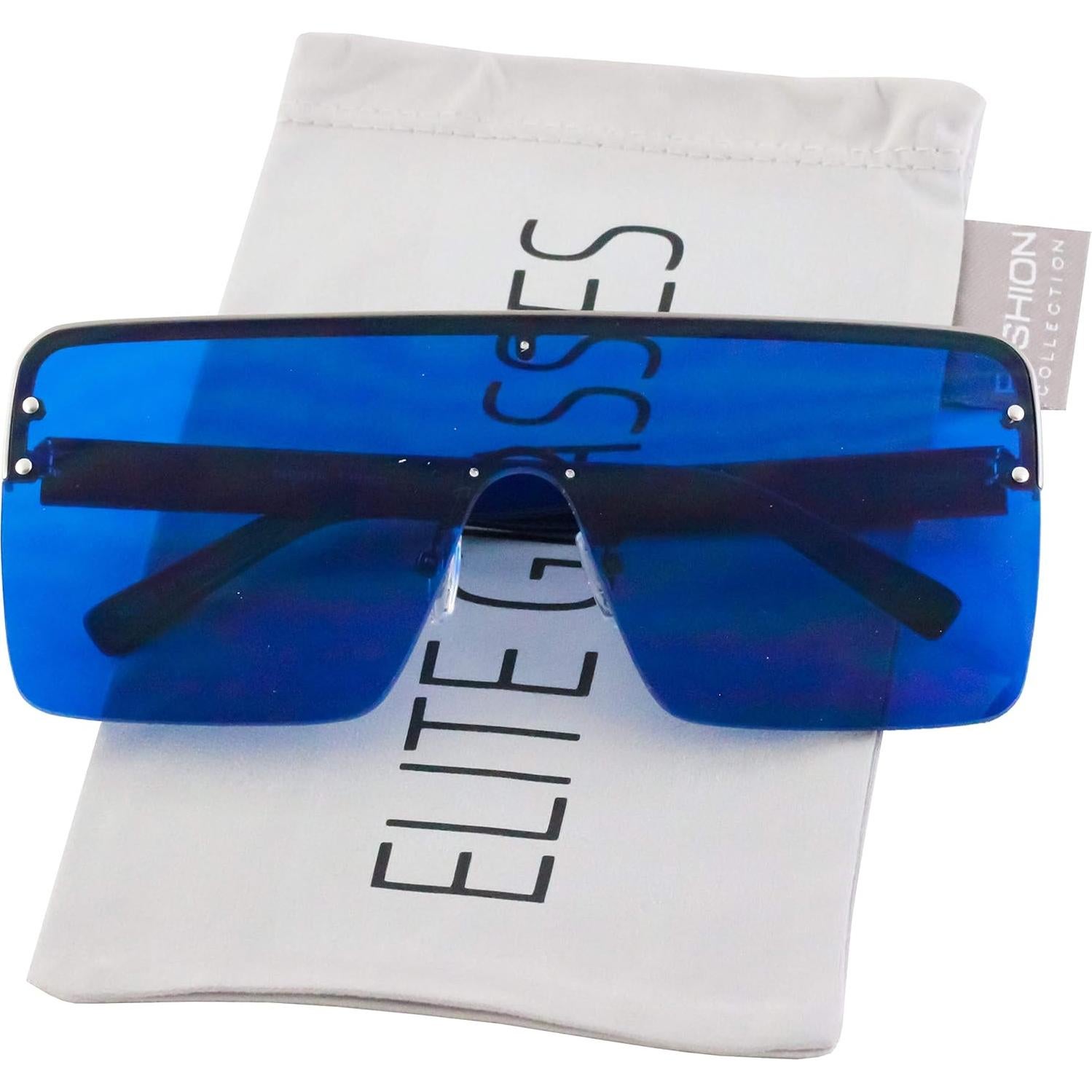 Gafas de sol aviador retro unisex con marco metálico UV400