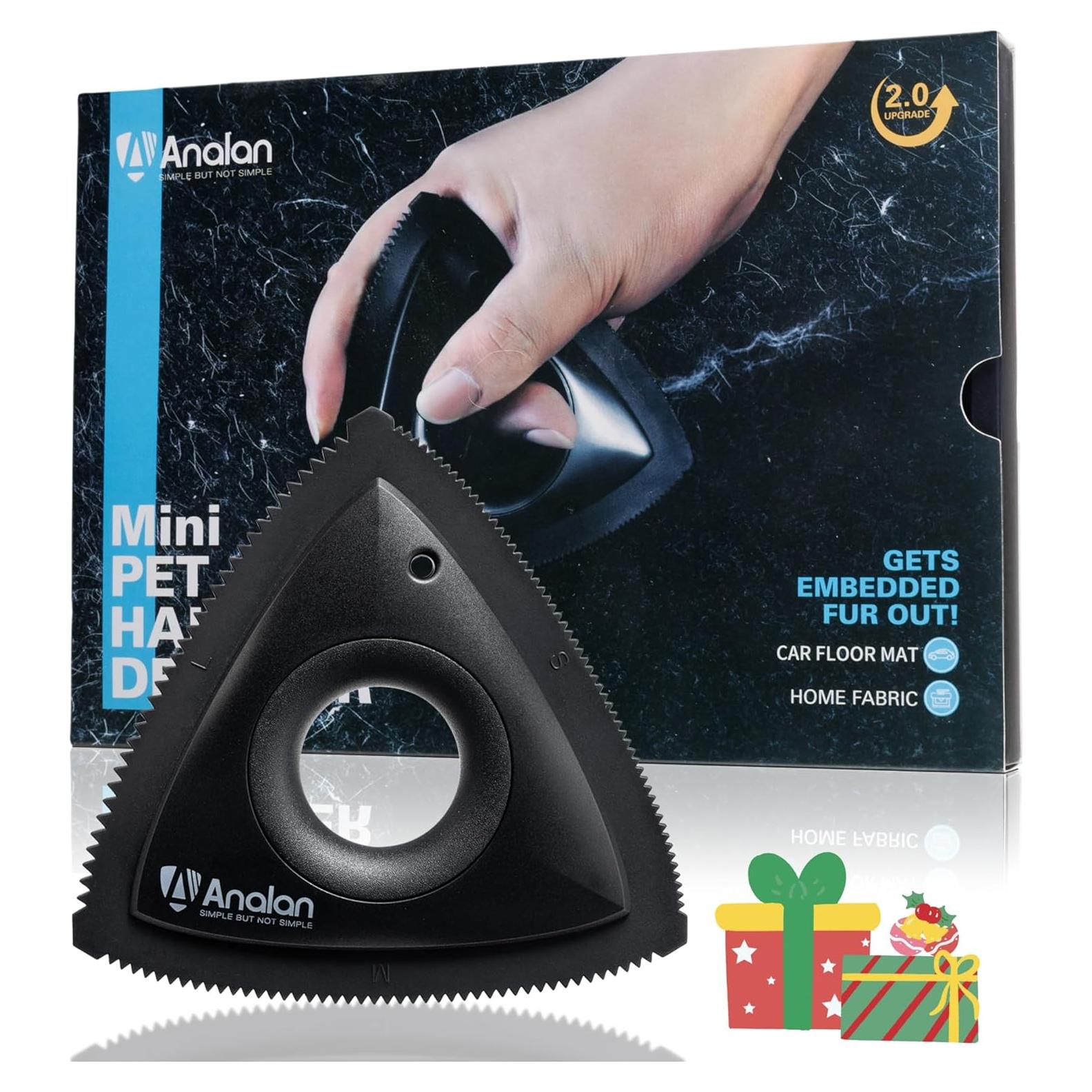 Removedor de Pelo de Mascota Analan Triangular 12cm Ecológico