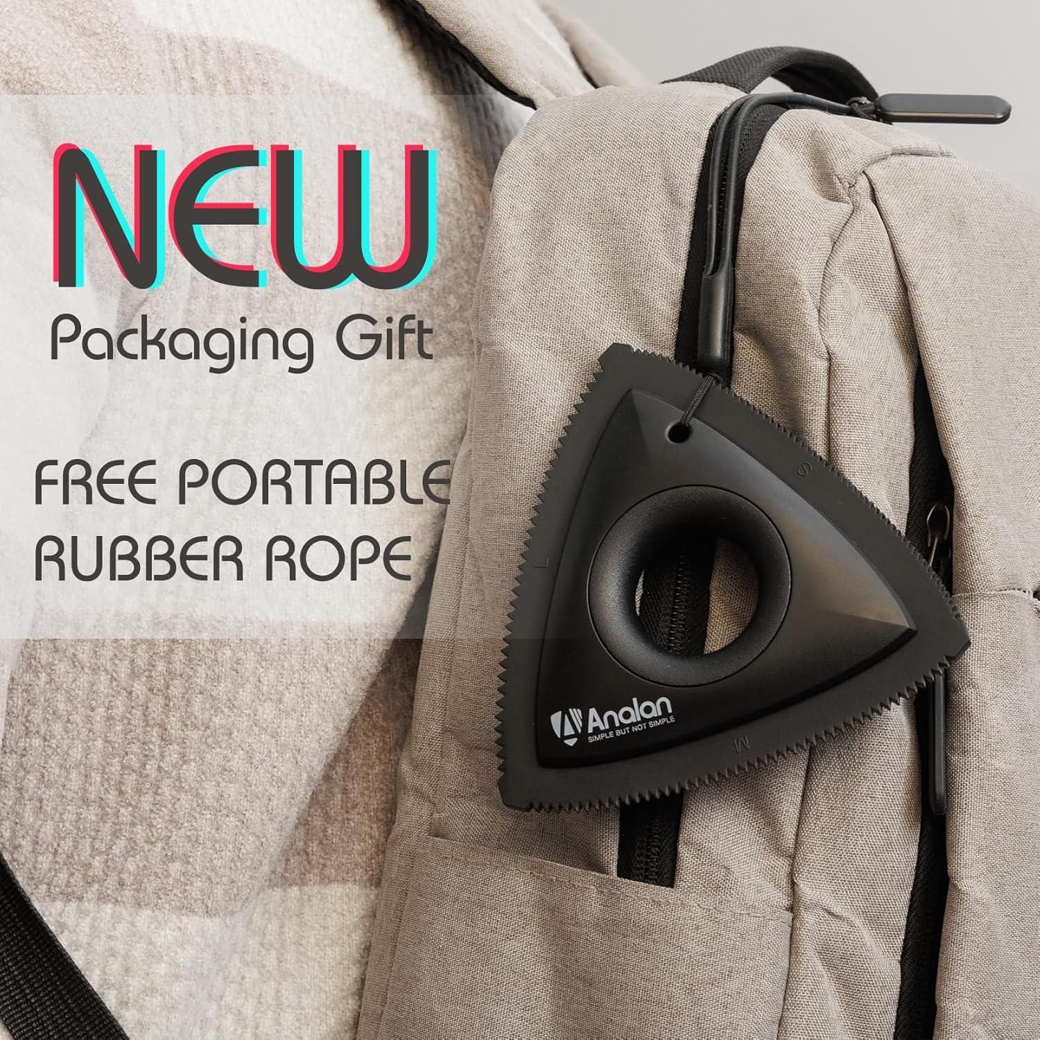 Removedor de Pelo de Mascota Analan Triangular 12cm Ecológico