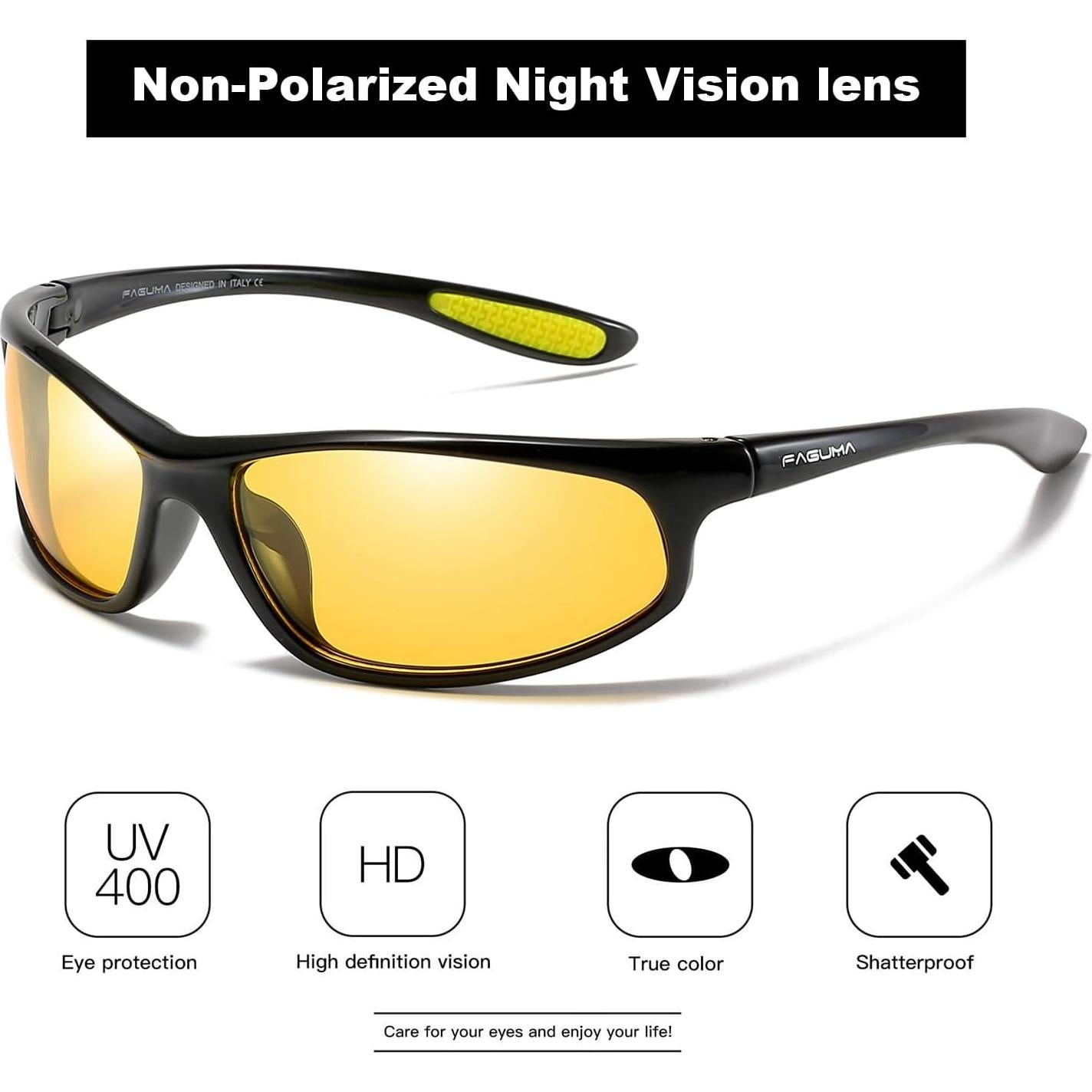 Gafas de sol deportivas FAGUMA polarizadas UV400 para hombres