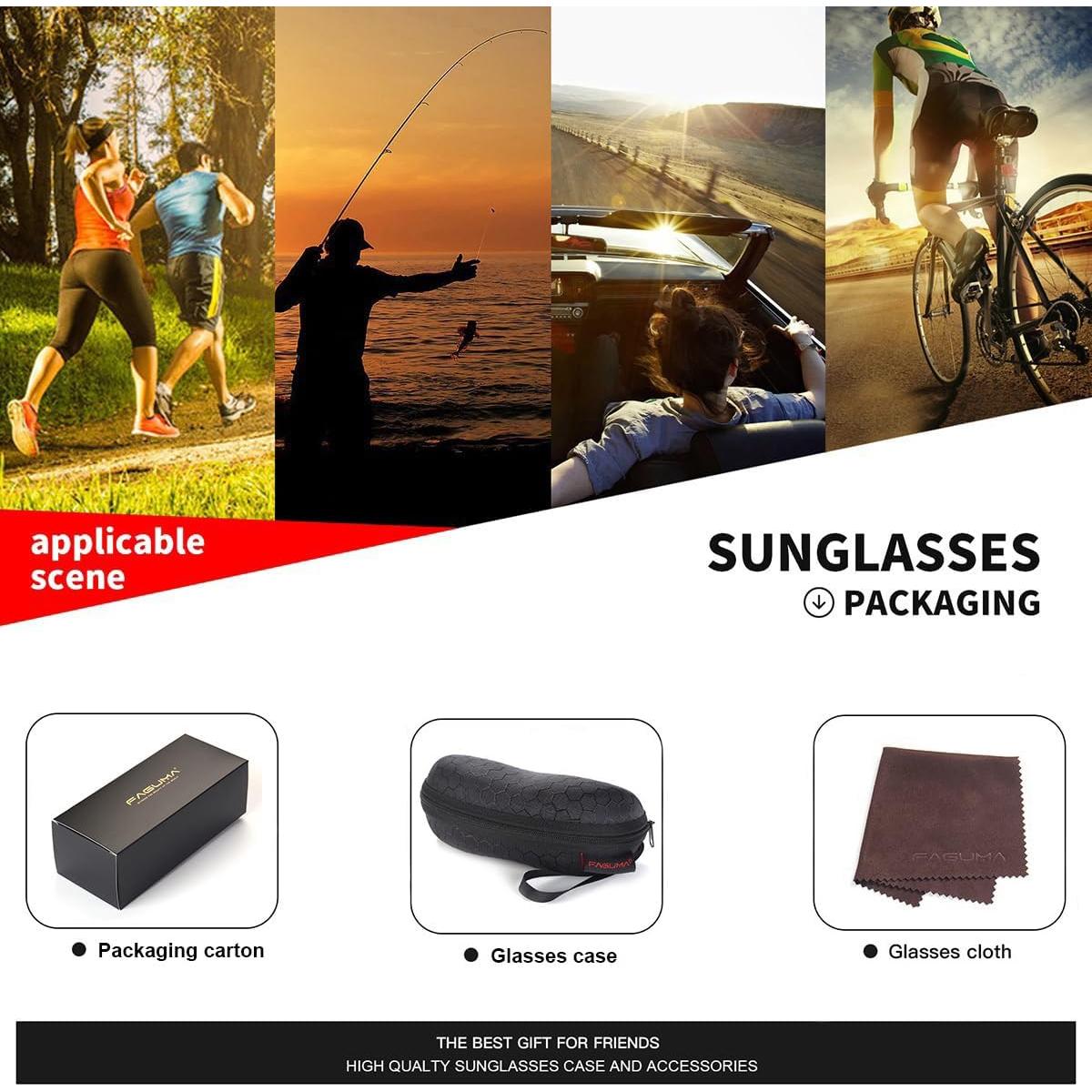 Gafas de sol deportivas FAGUMA polarizadas UV400 para hombres