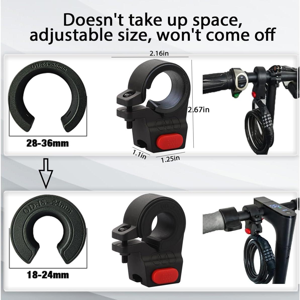 Candado Antirrobo FXINRUIA para E-Scooter 1,22m 4 Dígitos