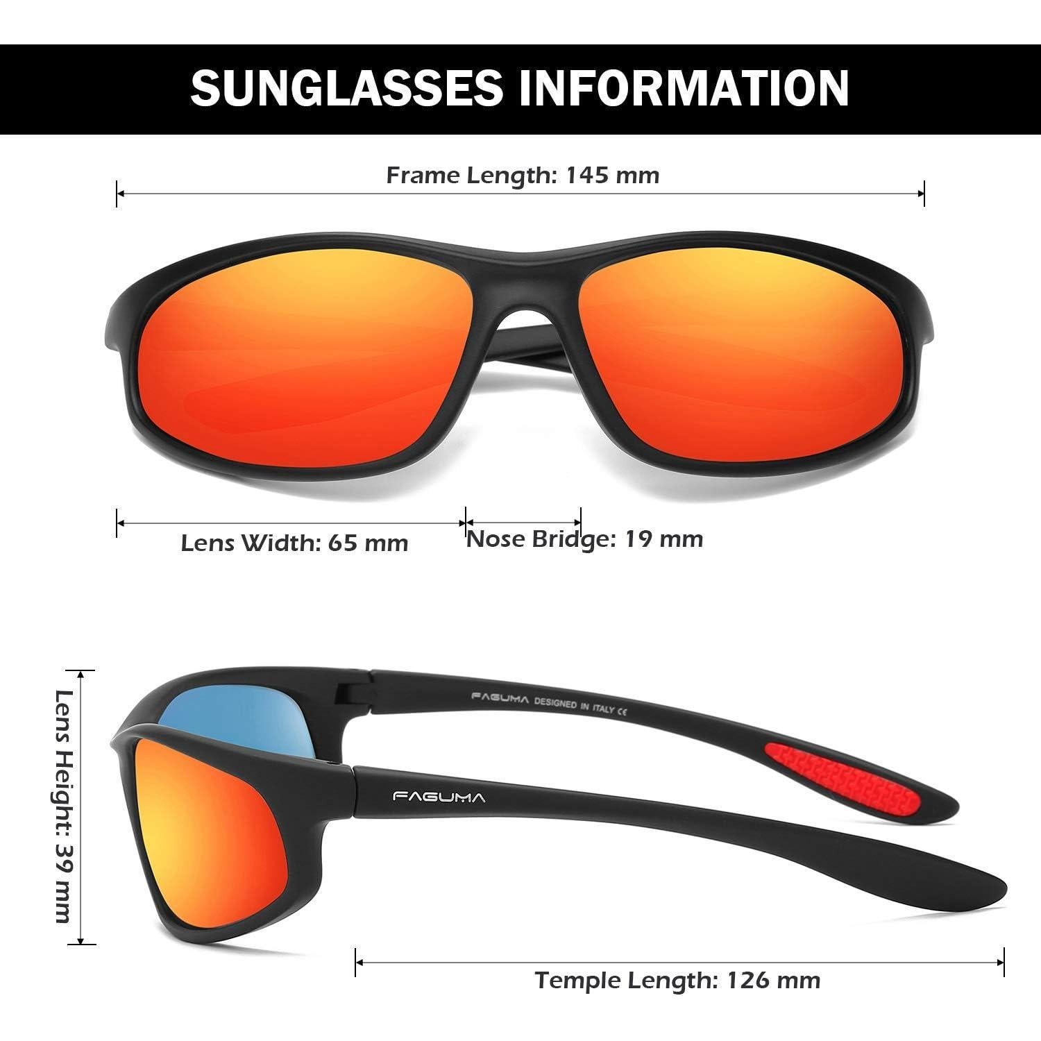 Gafas de sol deportivas FAGUMA polarizadas UV400 para hombres