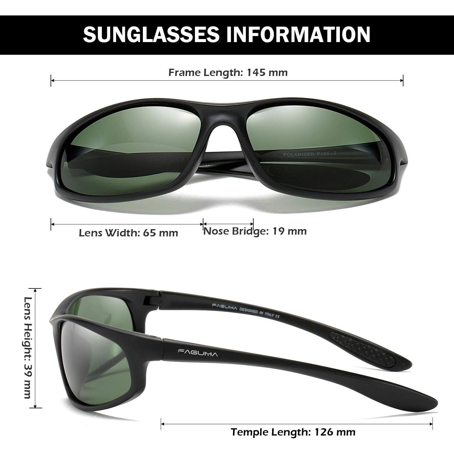 Gafas de sol deportivas FAGUMA polarizadas UV400 para hombres