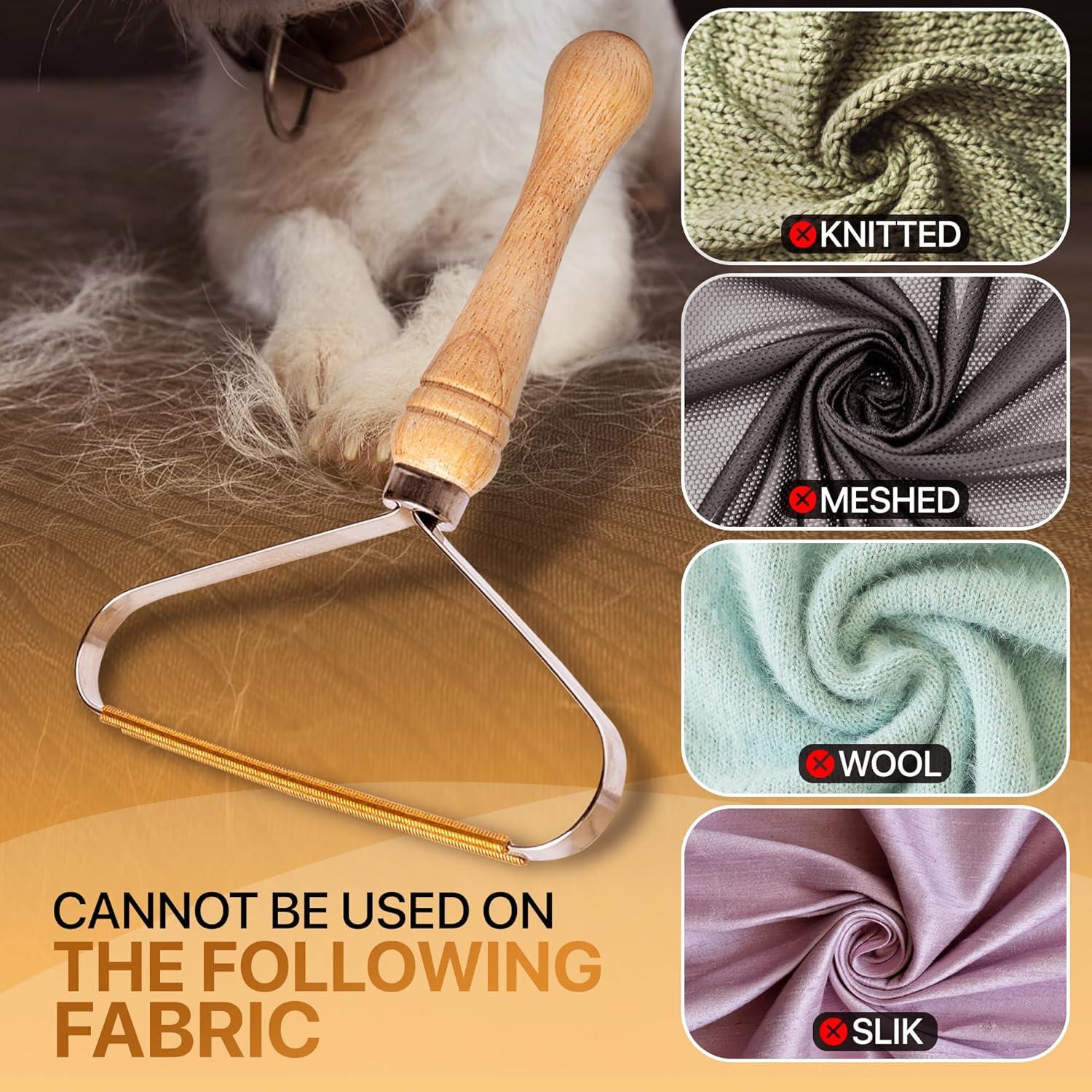 Removedor de Pelo de Mascota Diafline - 2 Paquetes, Raspador y Limpiador Profesional