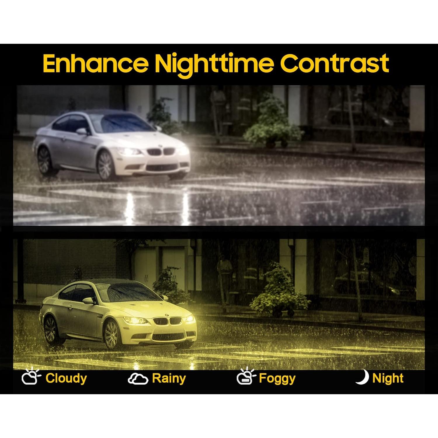 Gafas de Visión Nocturna TJUTR Amarillas Polarizadas UV