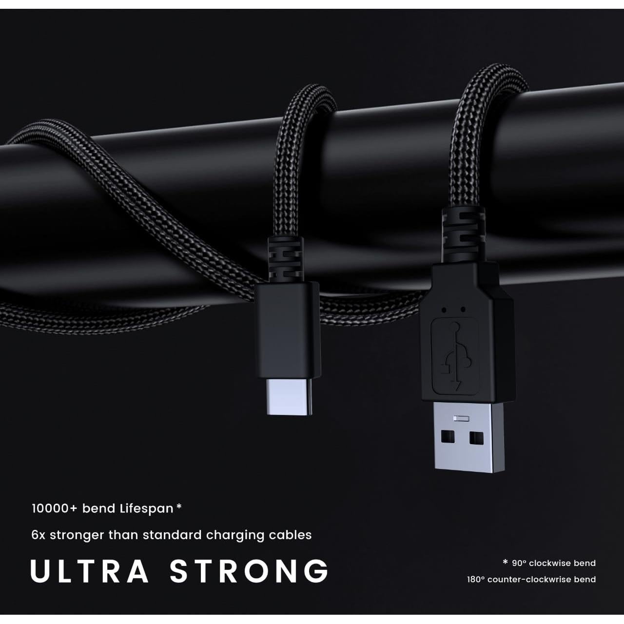 Cable USB-C PWNAGE 1.8m Ultra Flexible para Teclado Gaming