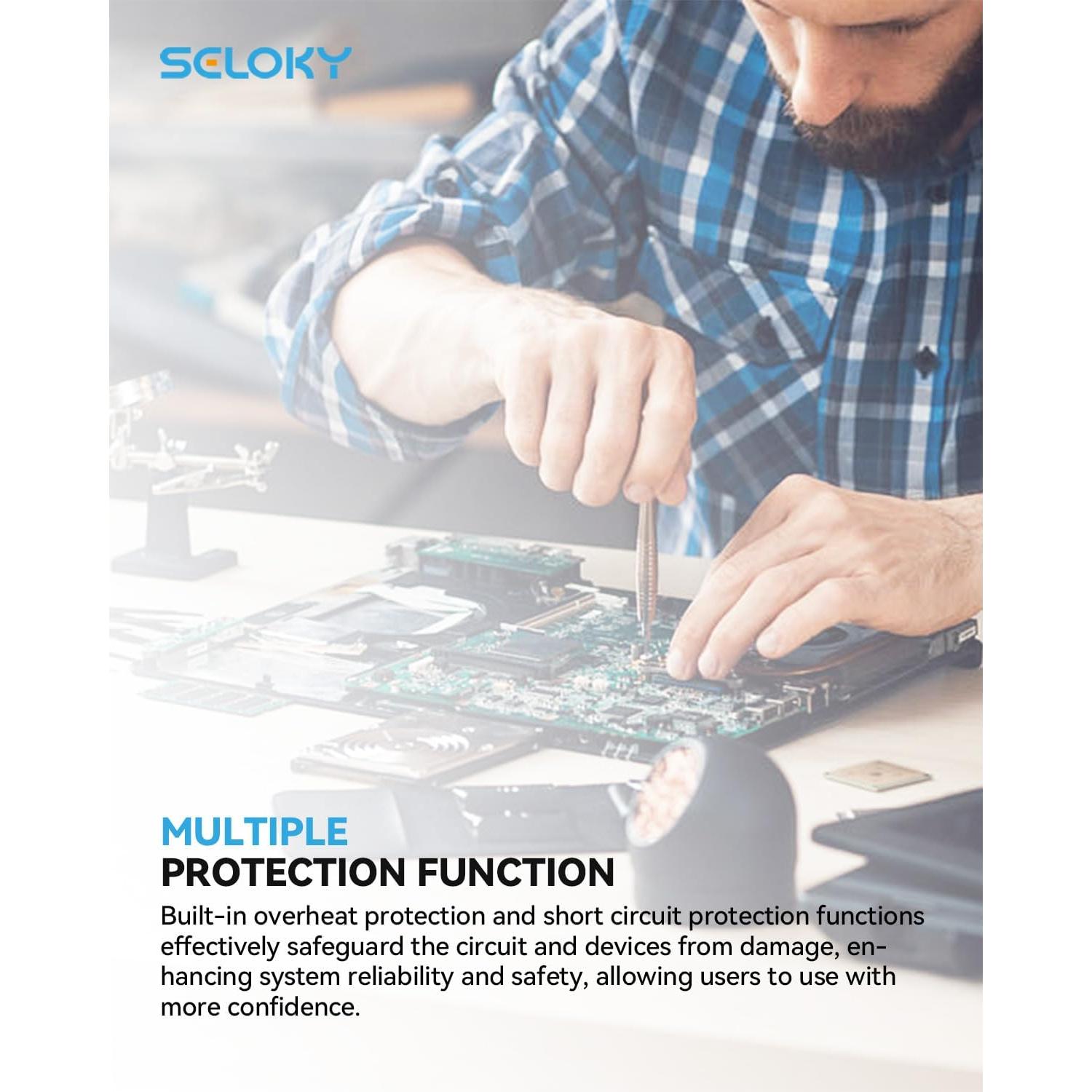 Módulo Convertidor Buck DC-DC LM2596 con Pantalla LED - 2 Unidades