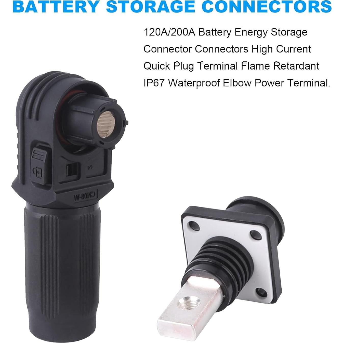 Conector de Almacenamiento de Energía ZIWIMEGO 100A IP67