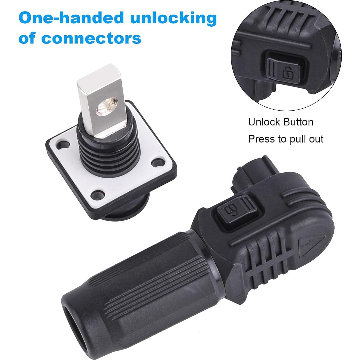 Conector de Almacenamiento de Energía ZIWIMEGO 100A IP67