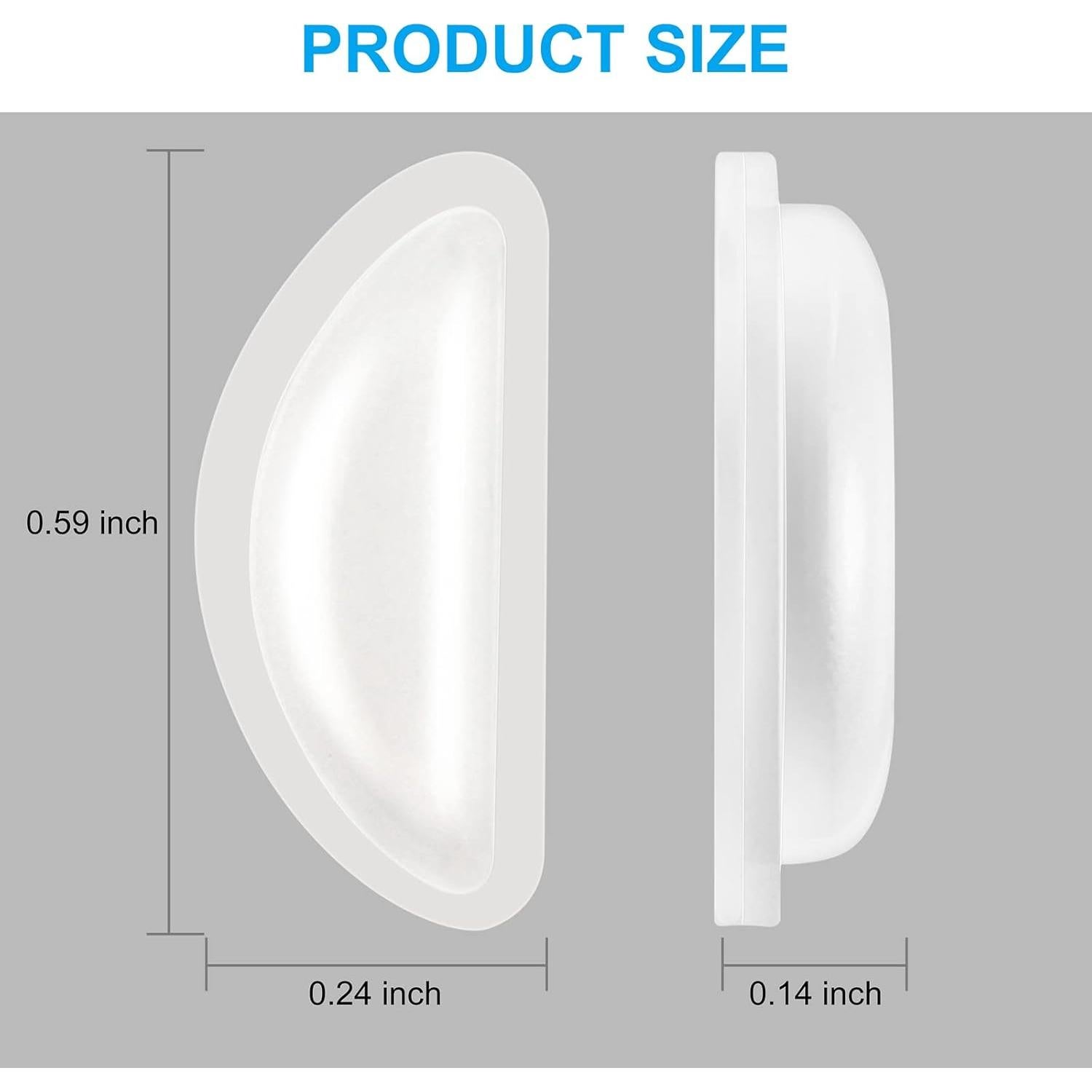 20 Pares Almohadillas para Nariz de Gafas SURMAP Silicona