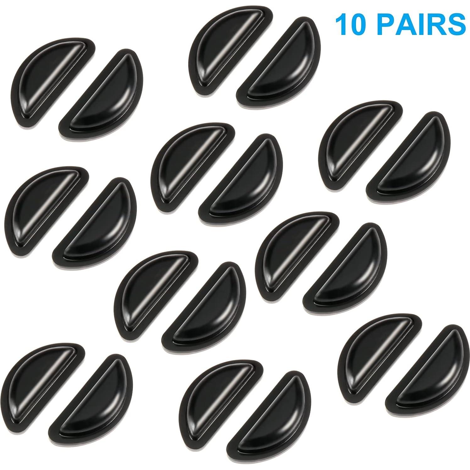 Almohadillas para Gafas SURMAP 10 Pares Silicona Negra