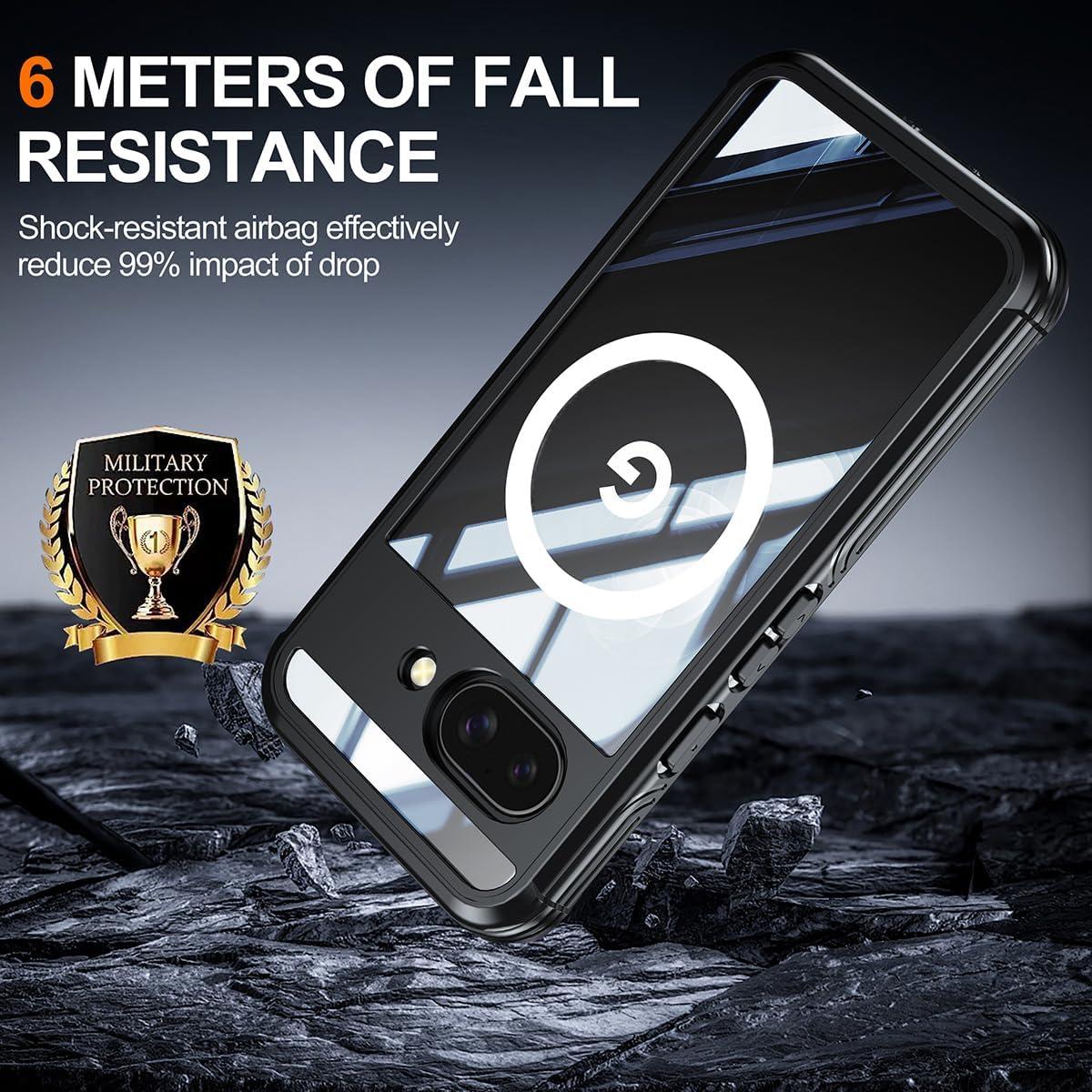 Funda Magnética para Google Pixel 9A - Protección 360° Negra