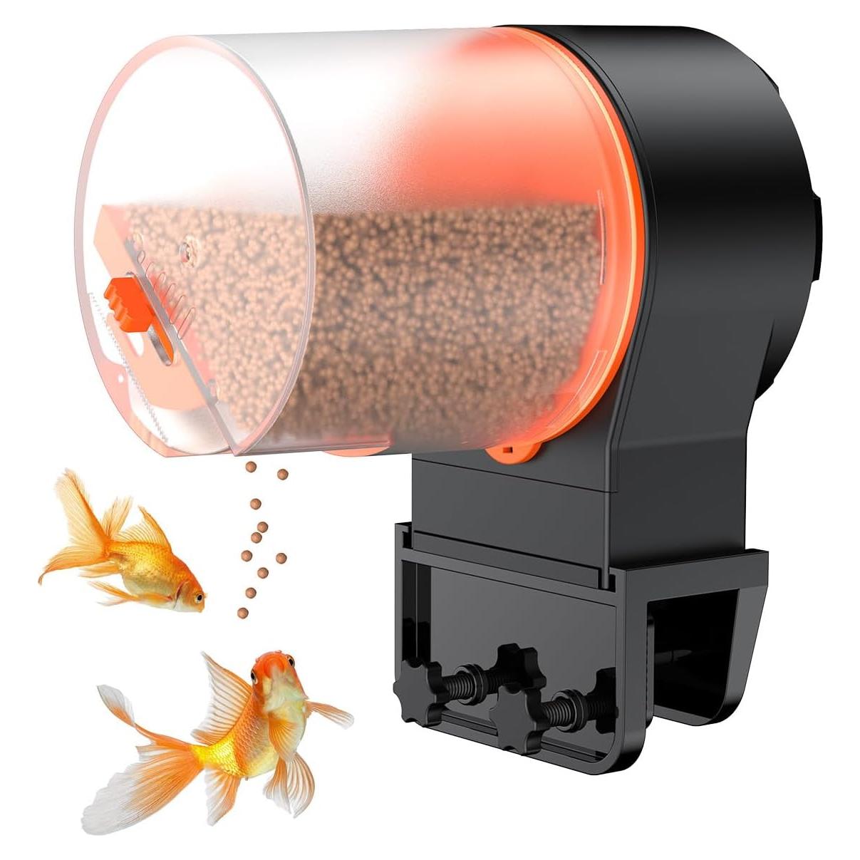 Alimentador Automático de Peces Pawfly 100/200 ml con Temporizador