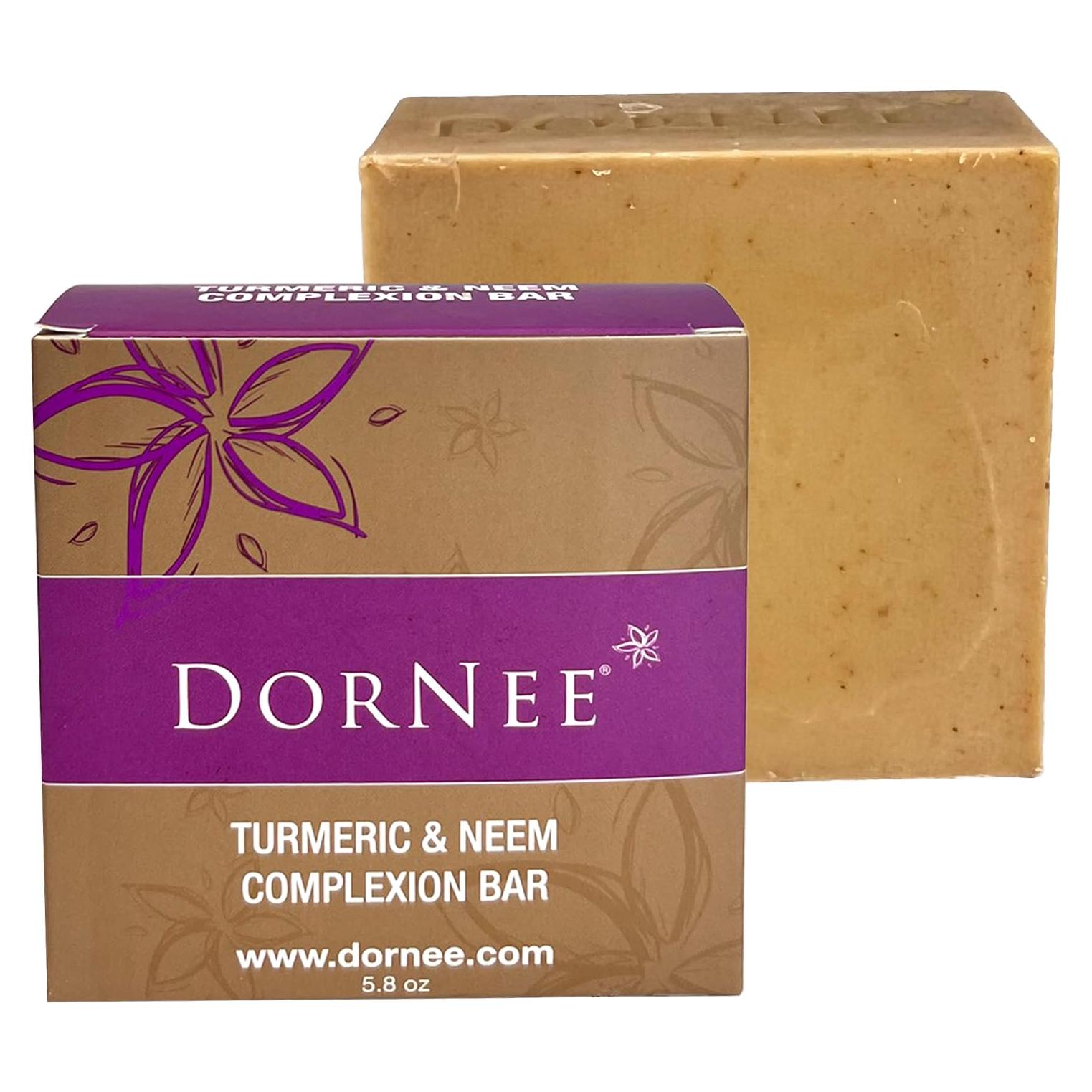 Jabón Natural DorNee Cúrcuma Neem 164g para Piel Sensible