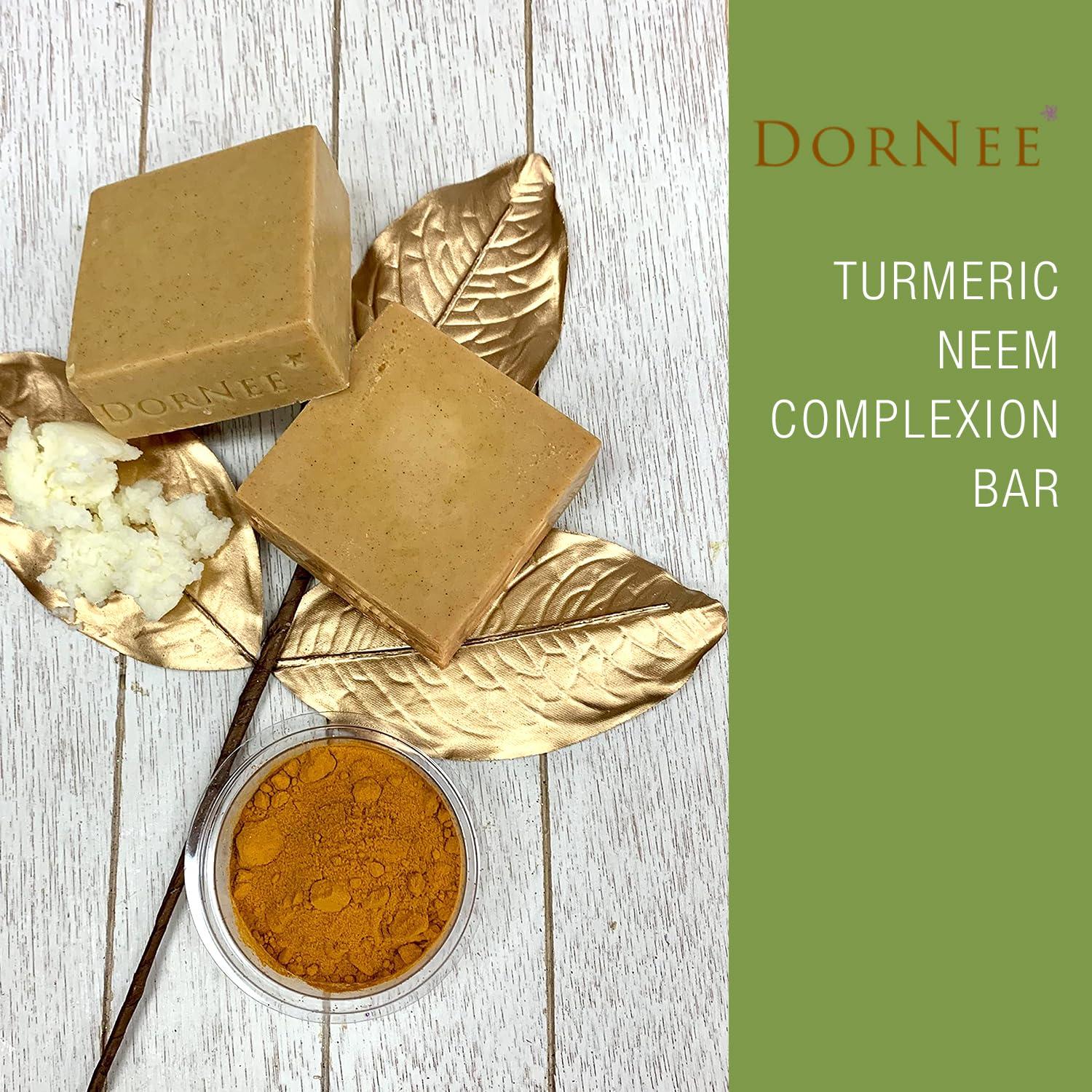 Jabón Natural DorNee Cúrcuma Neem 164g para Piel Sensible