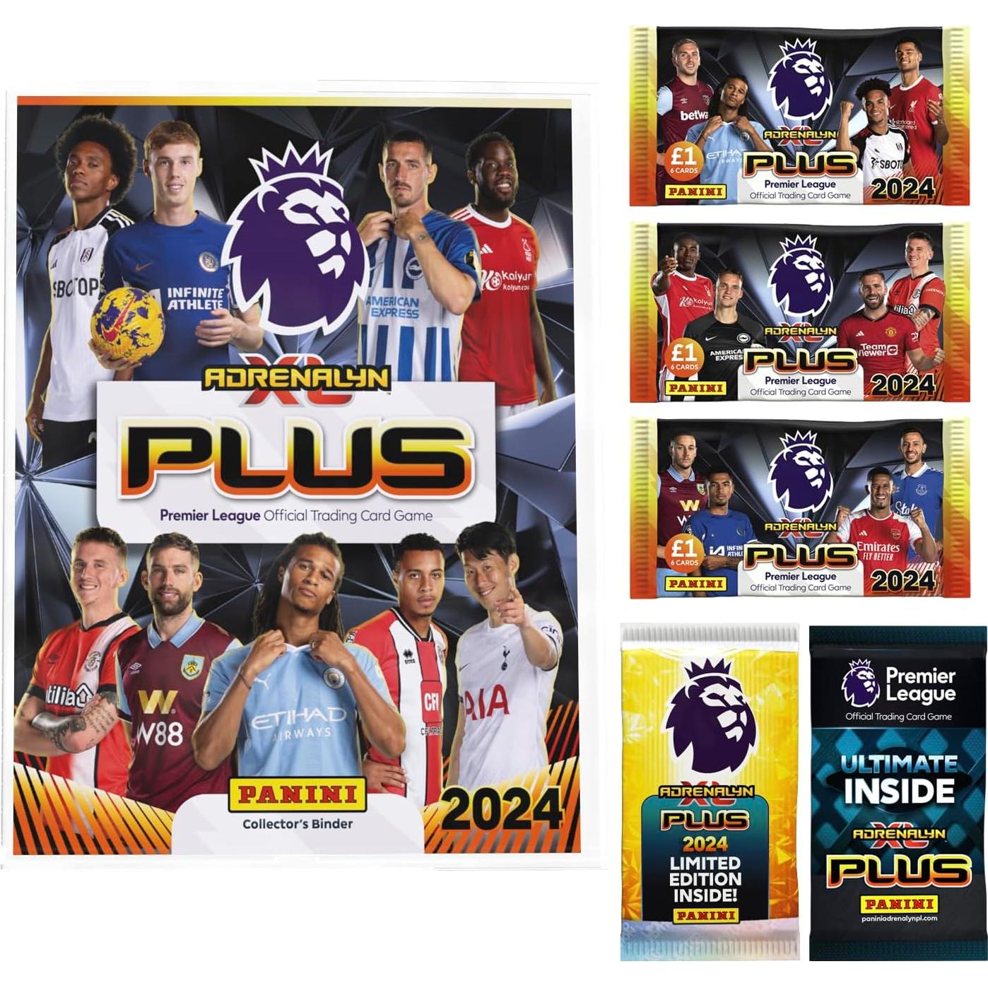 Paquete de Inicio Adrenalyn XL Plus Panini Premier League 2024