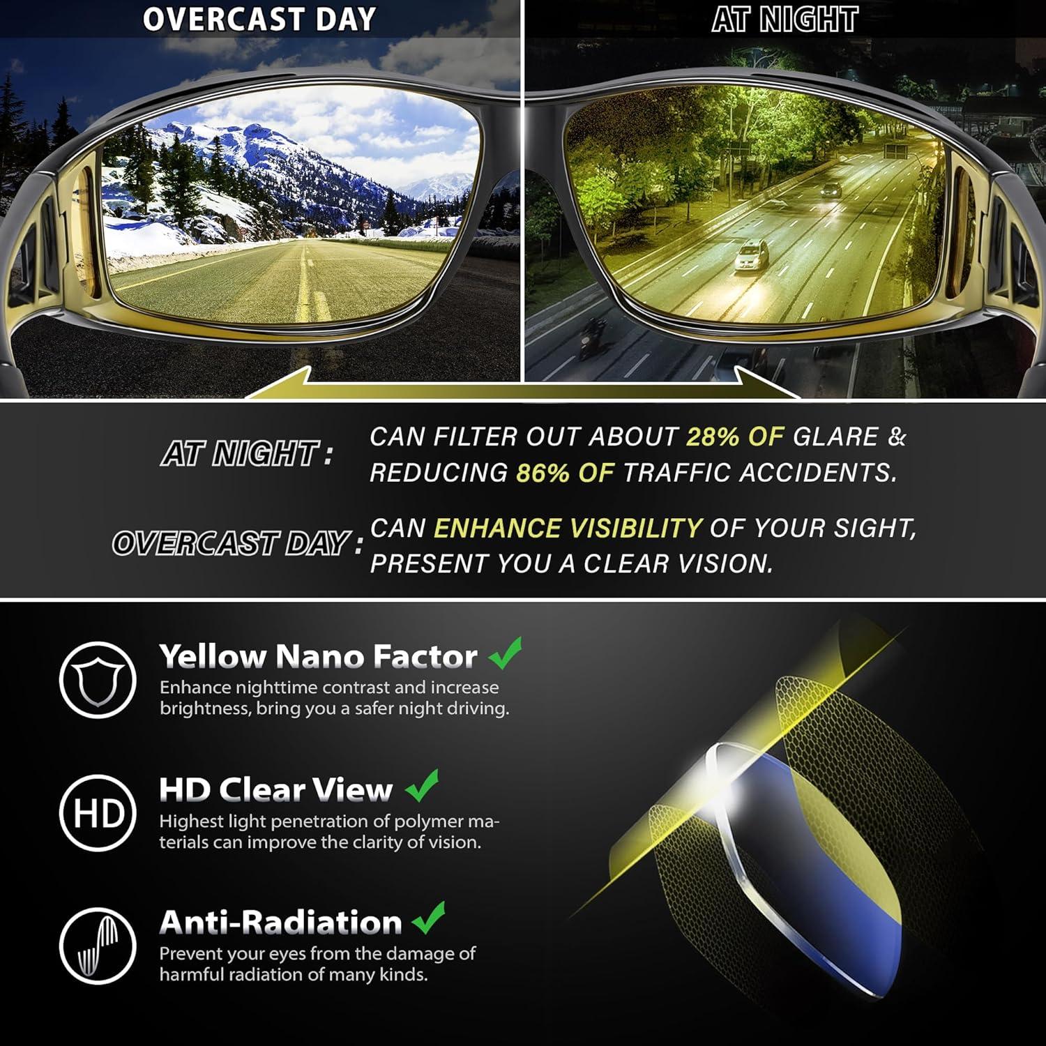 Gafas de Visión Nocturna URUMQI Polarizadas para Conducir