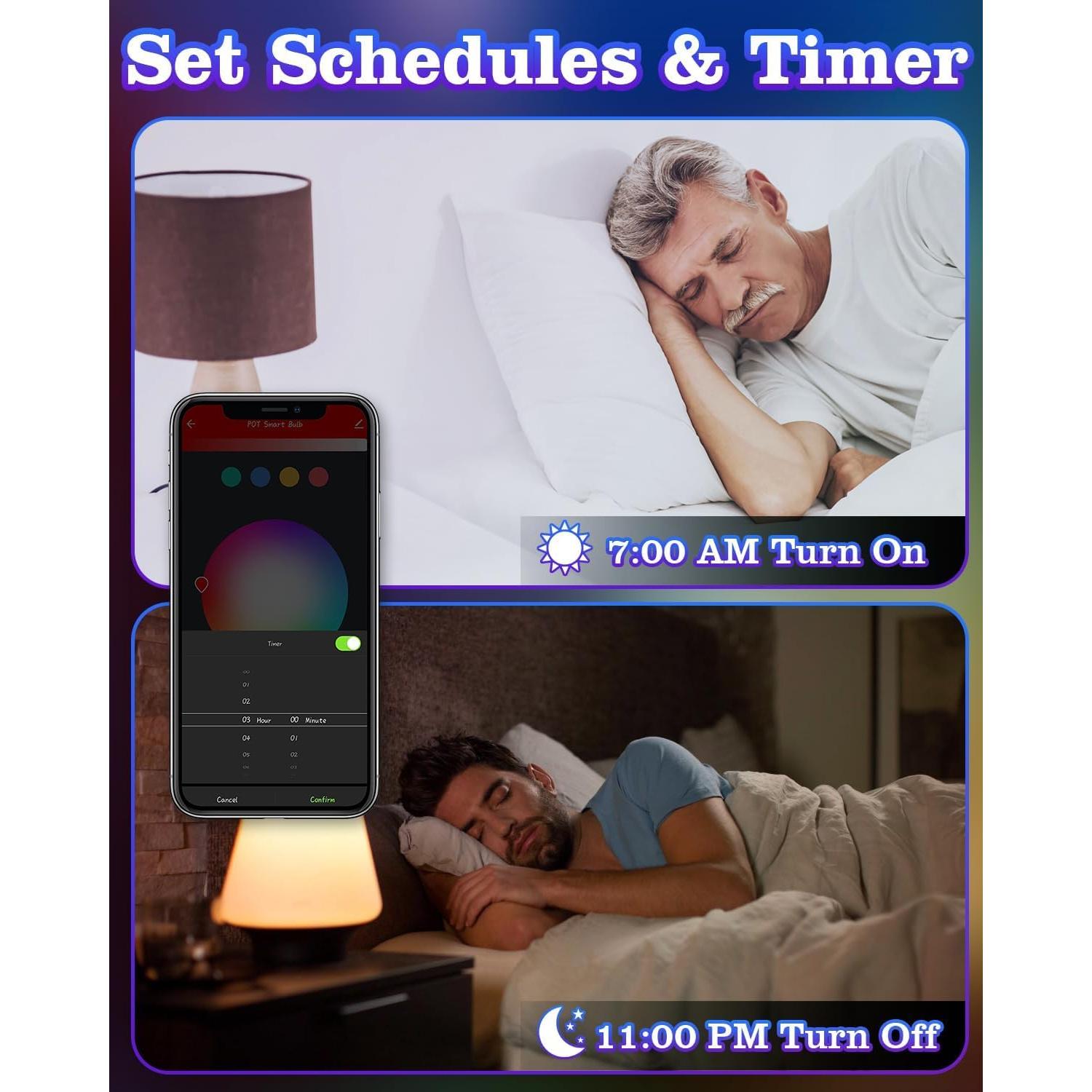 Paquete de 6 Bombillas LED Inteligentes E12 Avatar Controls 5W