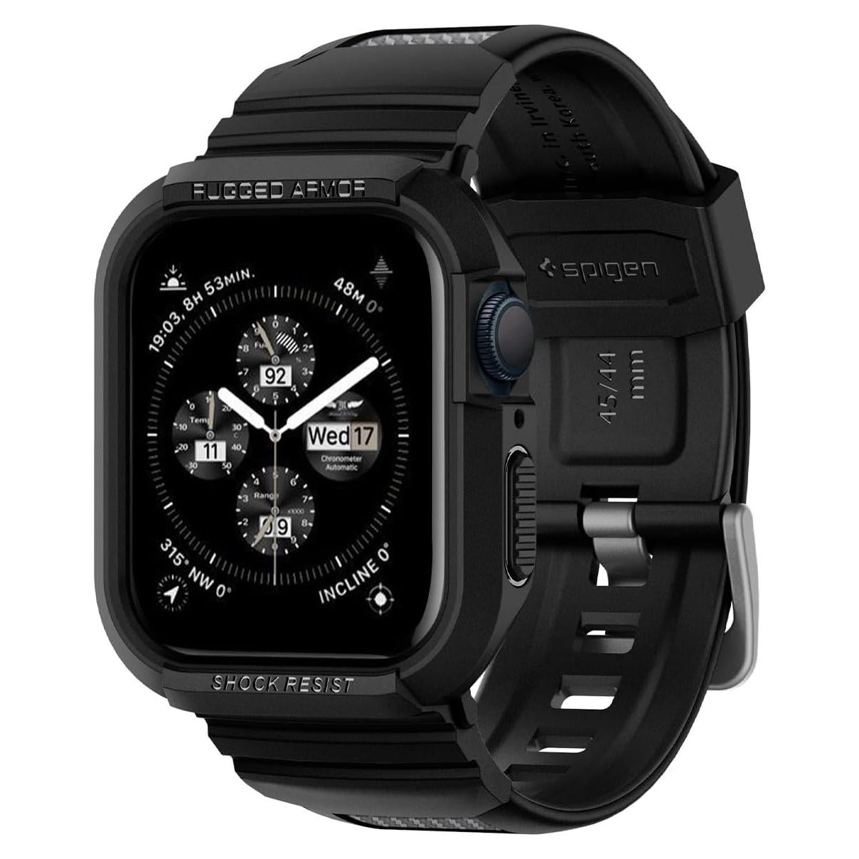 Funda Spigen Rugged Armor Pro para Apple Watch 45mm/44mm