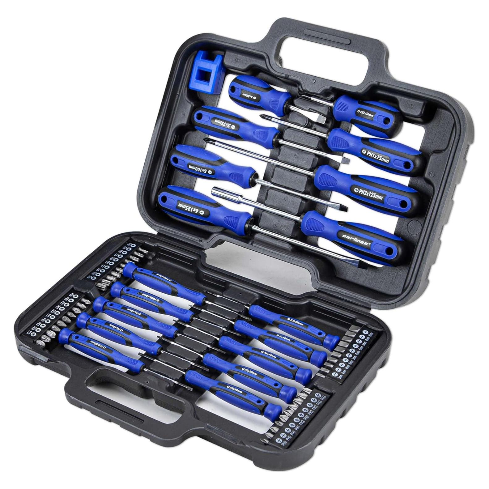 Juego de Destornilladores CARTMAN 59 Piezas Magnéticos