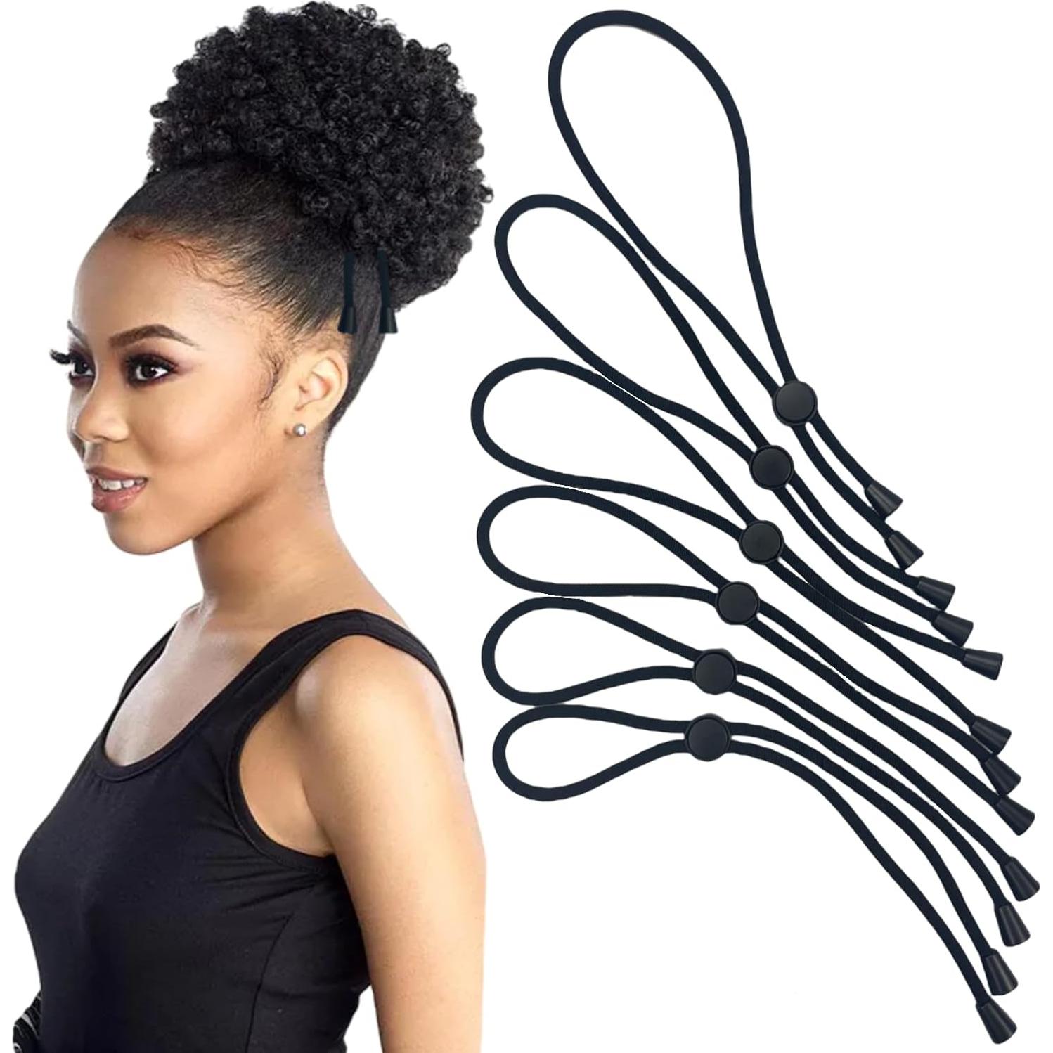 Tiras de cabello ajustables GJRR para peinados rizados - 6 unidades