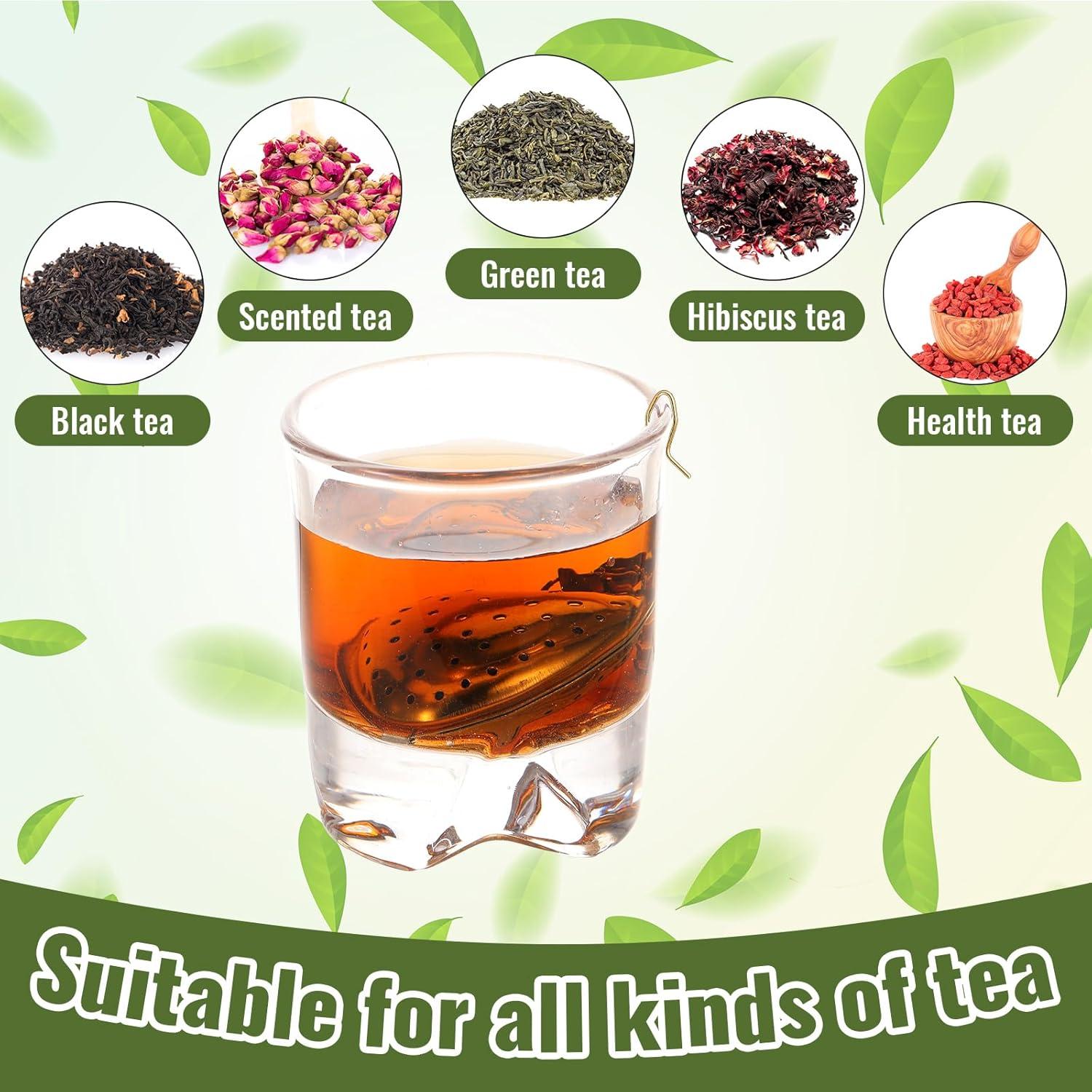 Infusores de Té de Acero Inoxidable Sumind - 100 Pcs Corazón