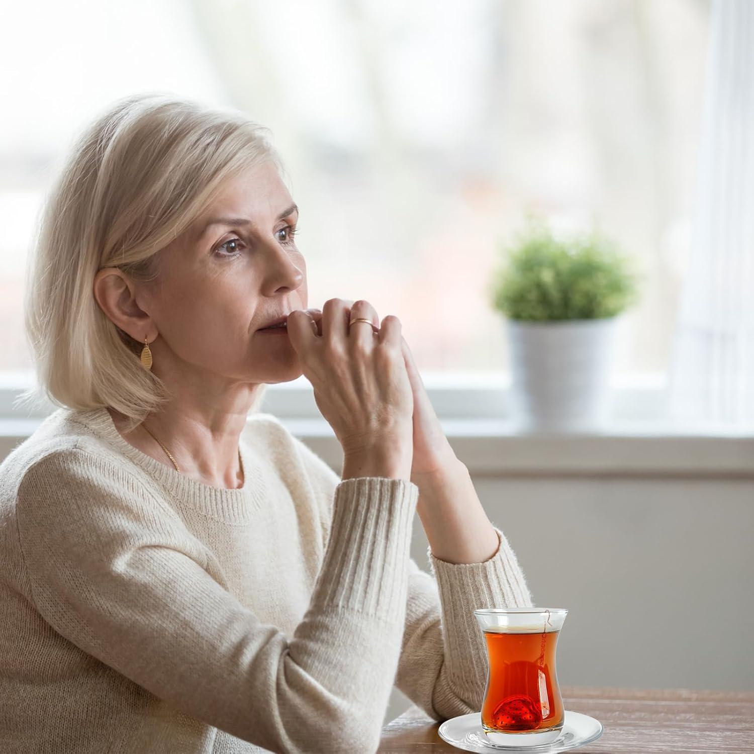 Infusores de Té de Acero Inoxidable Sumind - 100 Pcs Corazón