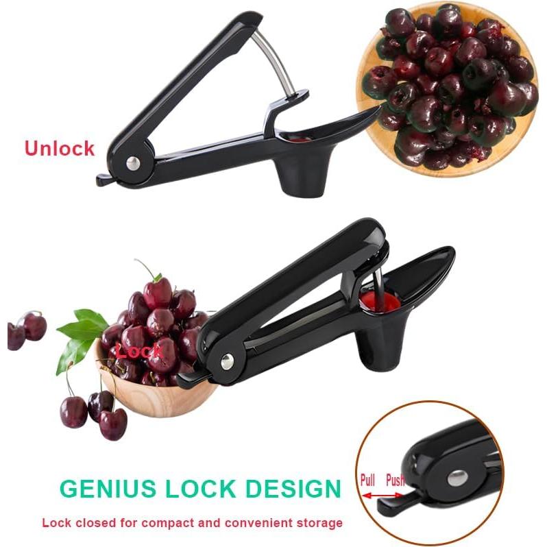 Herramienta Quita Huesos de Cereza Honbuty Acero Inoxidable