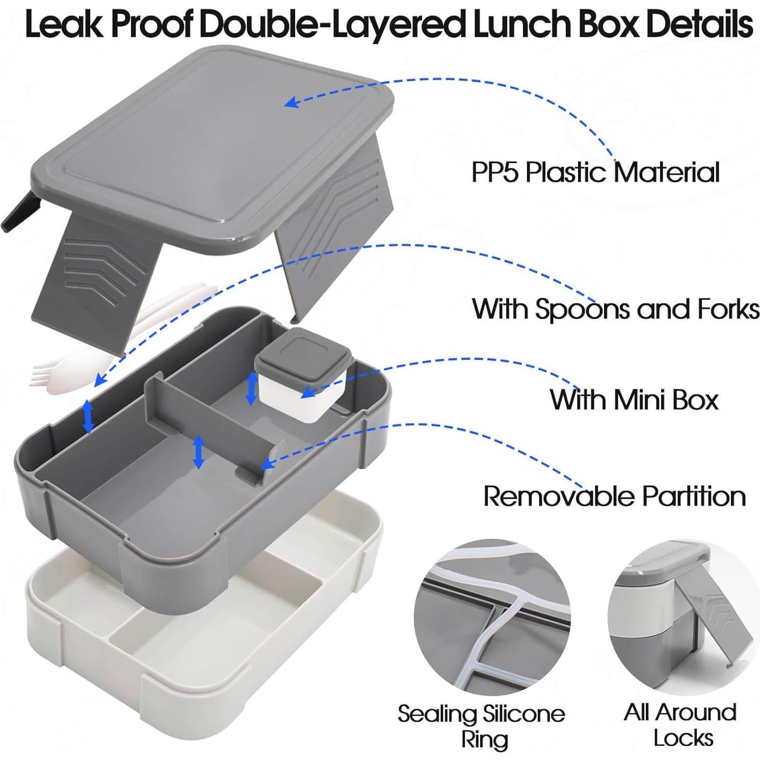 Bolsa de Almuerzo PainZieteg con Caja Bento y Termo 0.3L