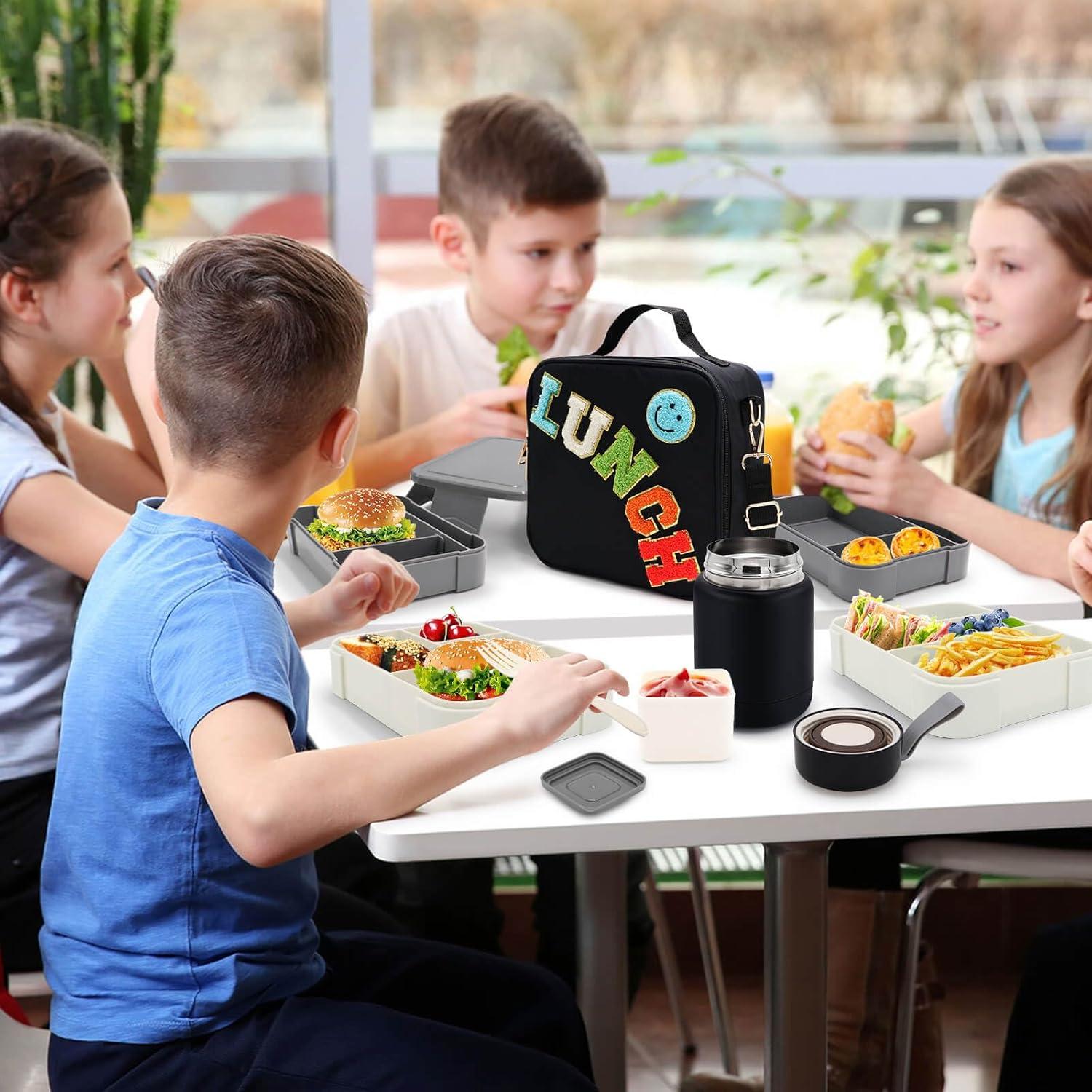 Bolsa de Almuerzo PainZieteg con Caja Bento y Termo 0.3L