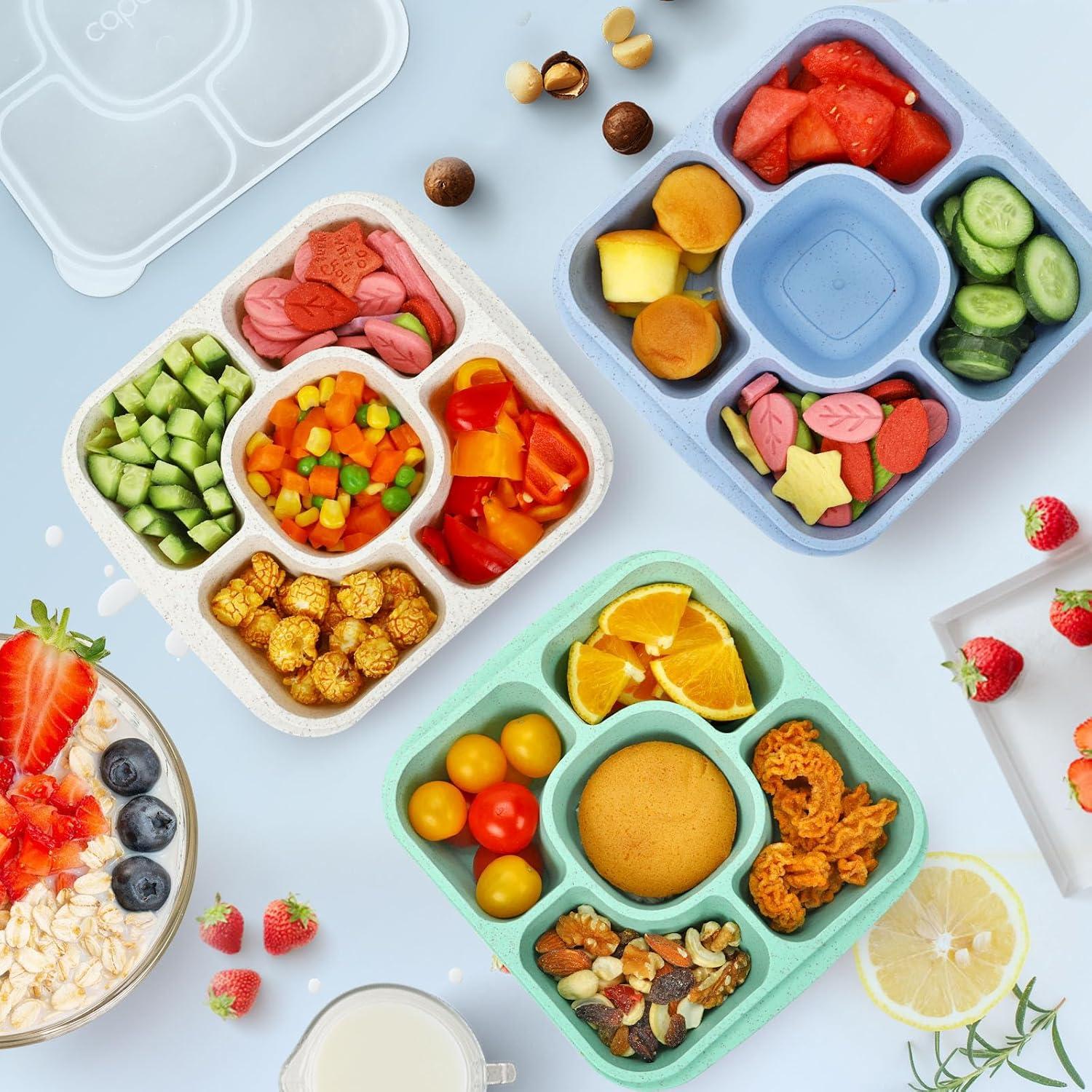 Contenedores de Snacks FANCILLA 5 Compartimentos Reutilizables