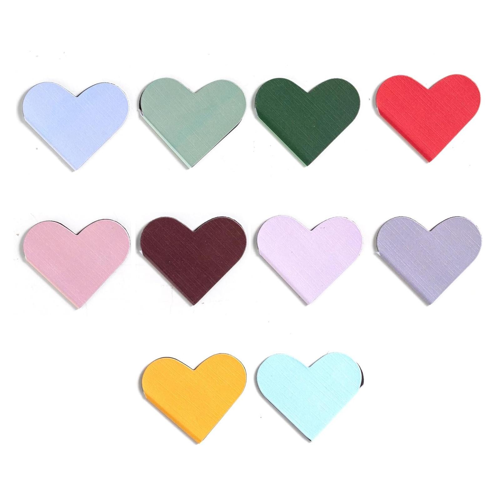 Paquete de 10 Marcadores Magnéticos Corazón TUZAMA 4.1 cm