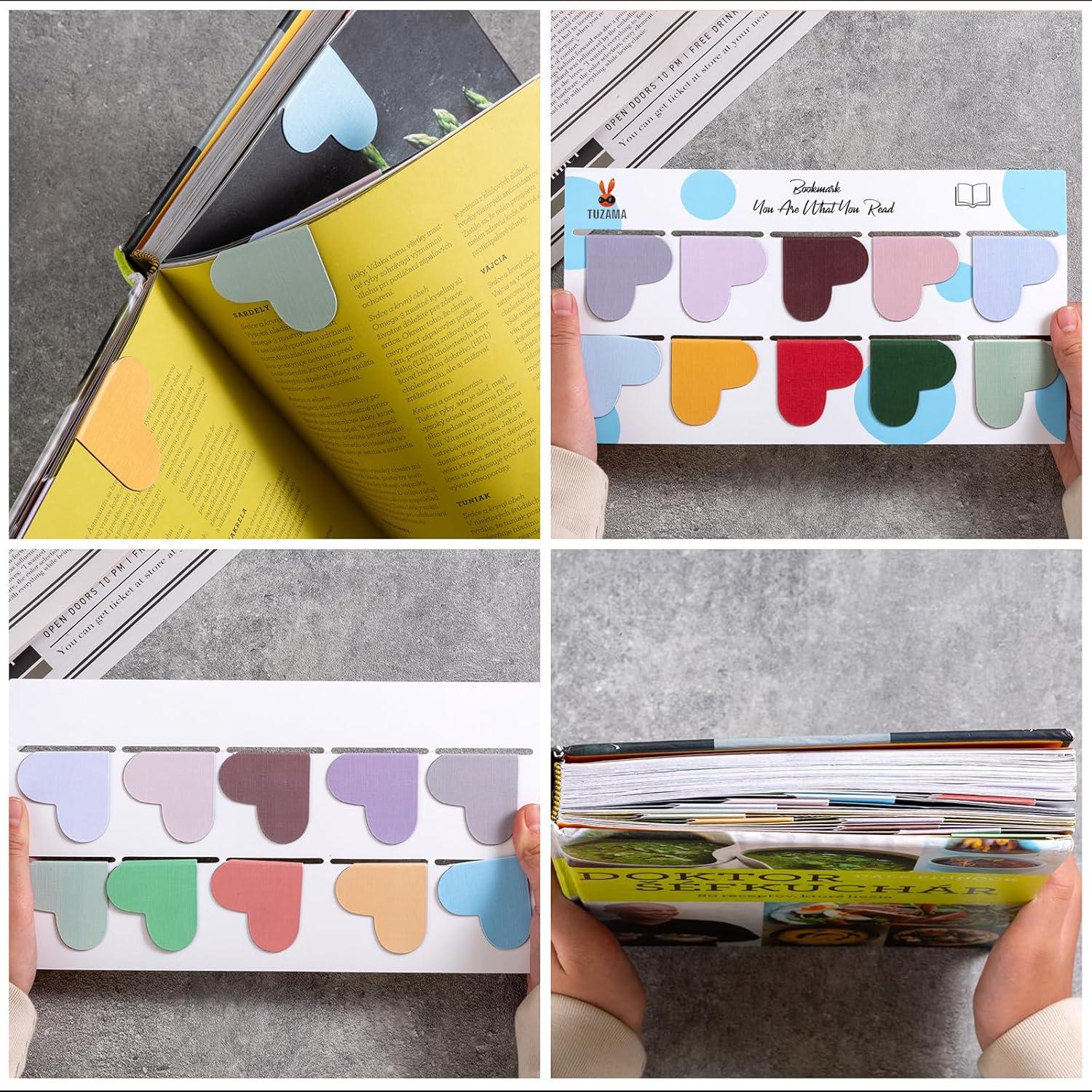 Paquete de 10 Marcadores Magnéticos Corazón TUZAMA 4.1 cm