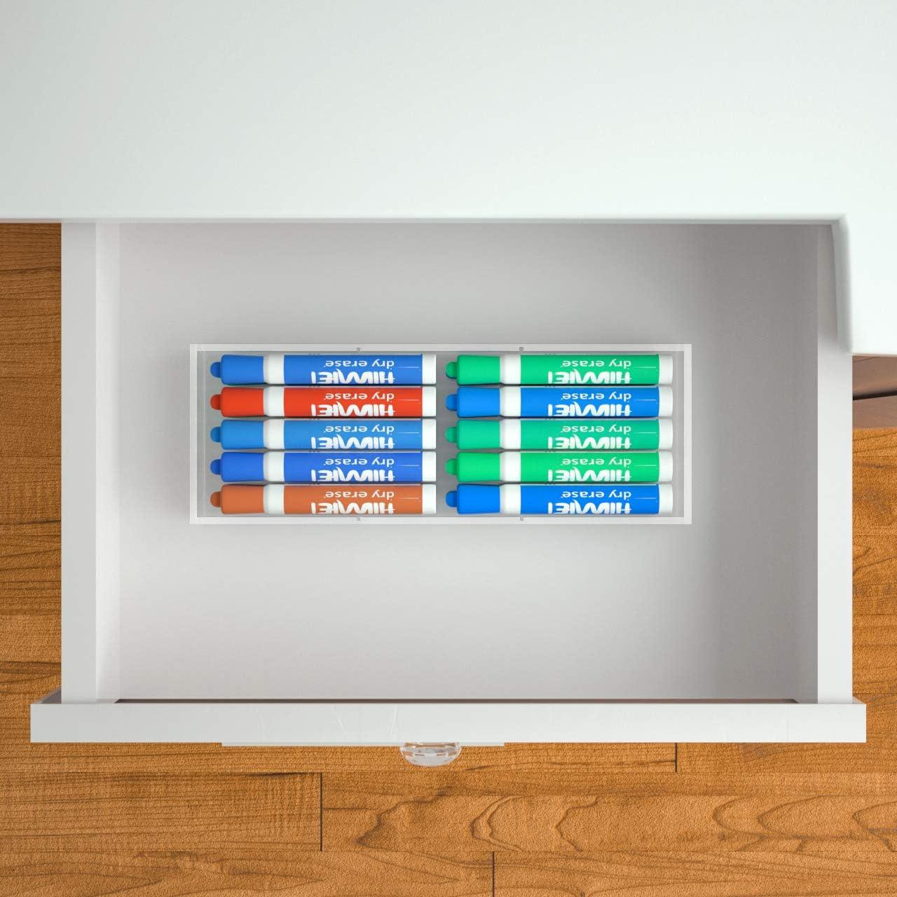 Bandeja Organizadora de Cajones HIIMIEI Acrílico Transparente 30x11 cm