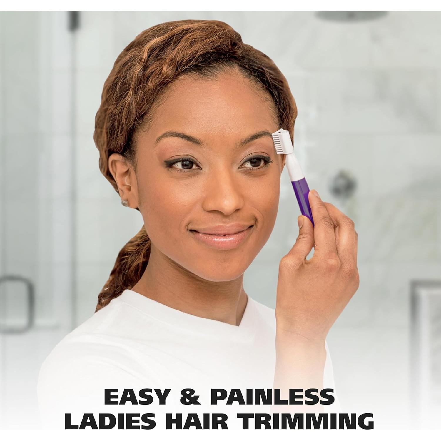 Recortadora de Pluma Wahl Clean & Confident para Mujeres - Cejas y Vello Facial