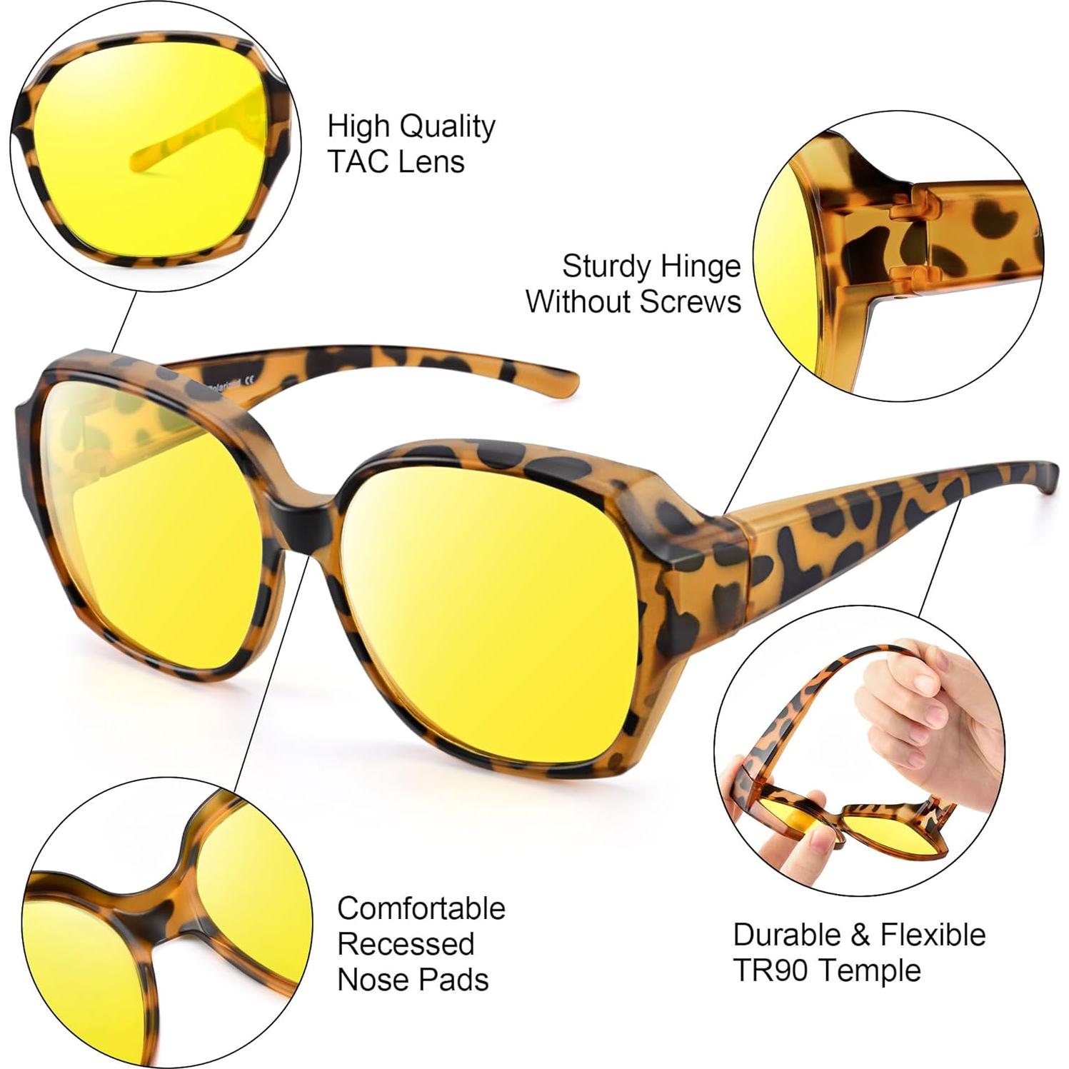 Gafas de Visión Nocturna URUMQI Antirreflejo para Conducir