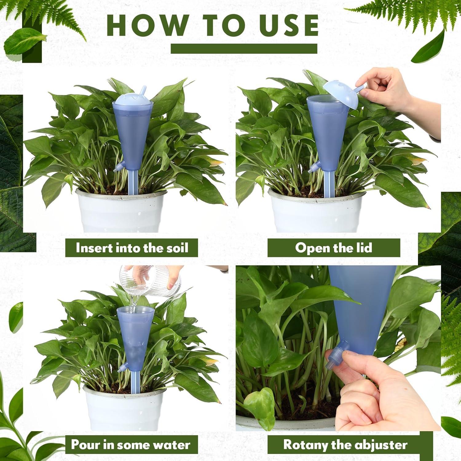 Esferas de Riego Automático Baderke 8 Pcs Azul 25x6.5cm